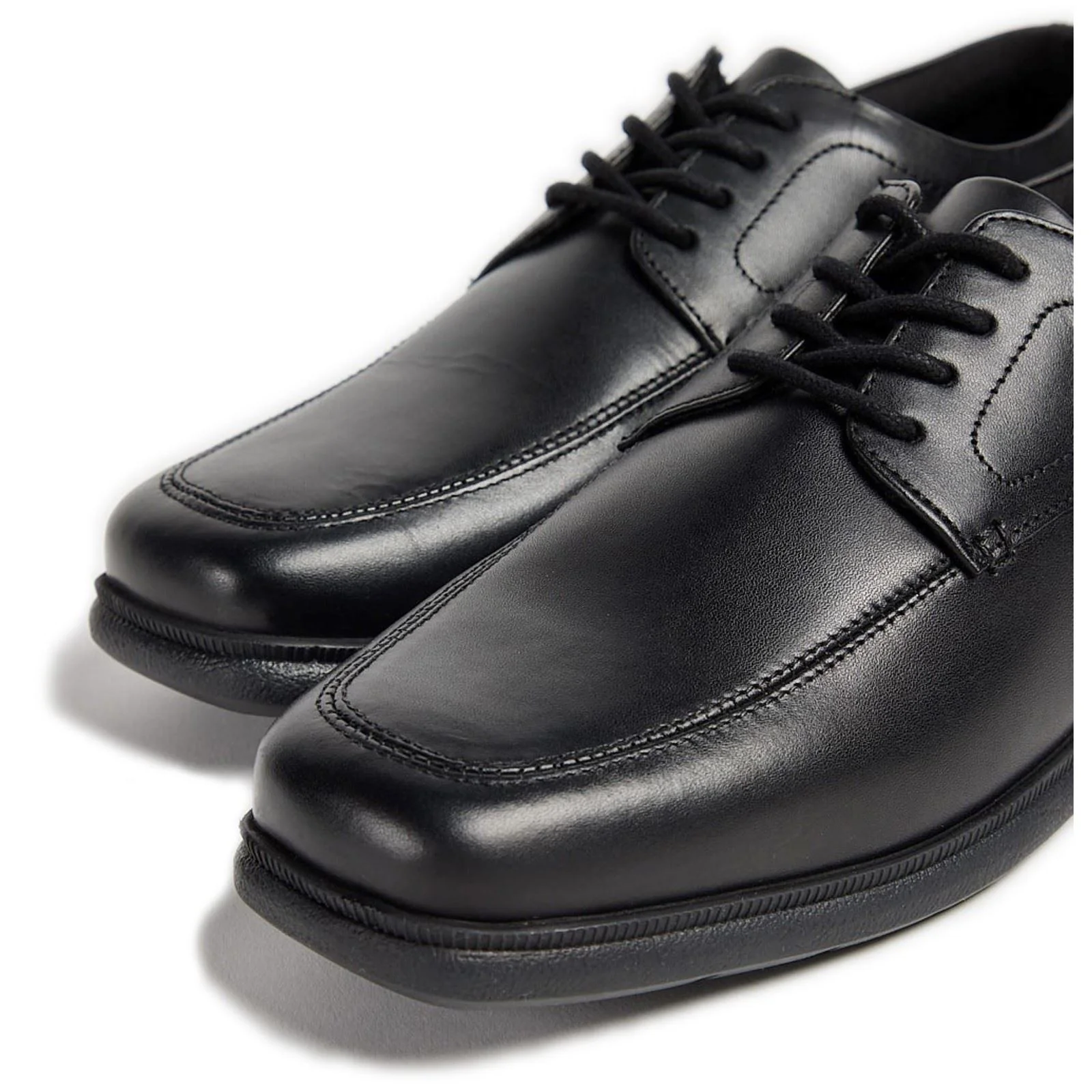 Pod Hornet Leather Youth Black Shoes - Image 6