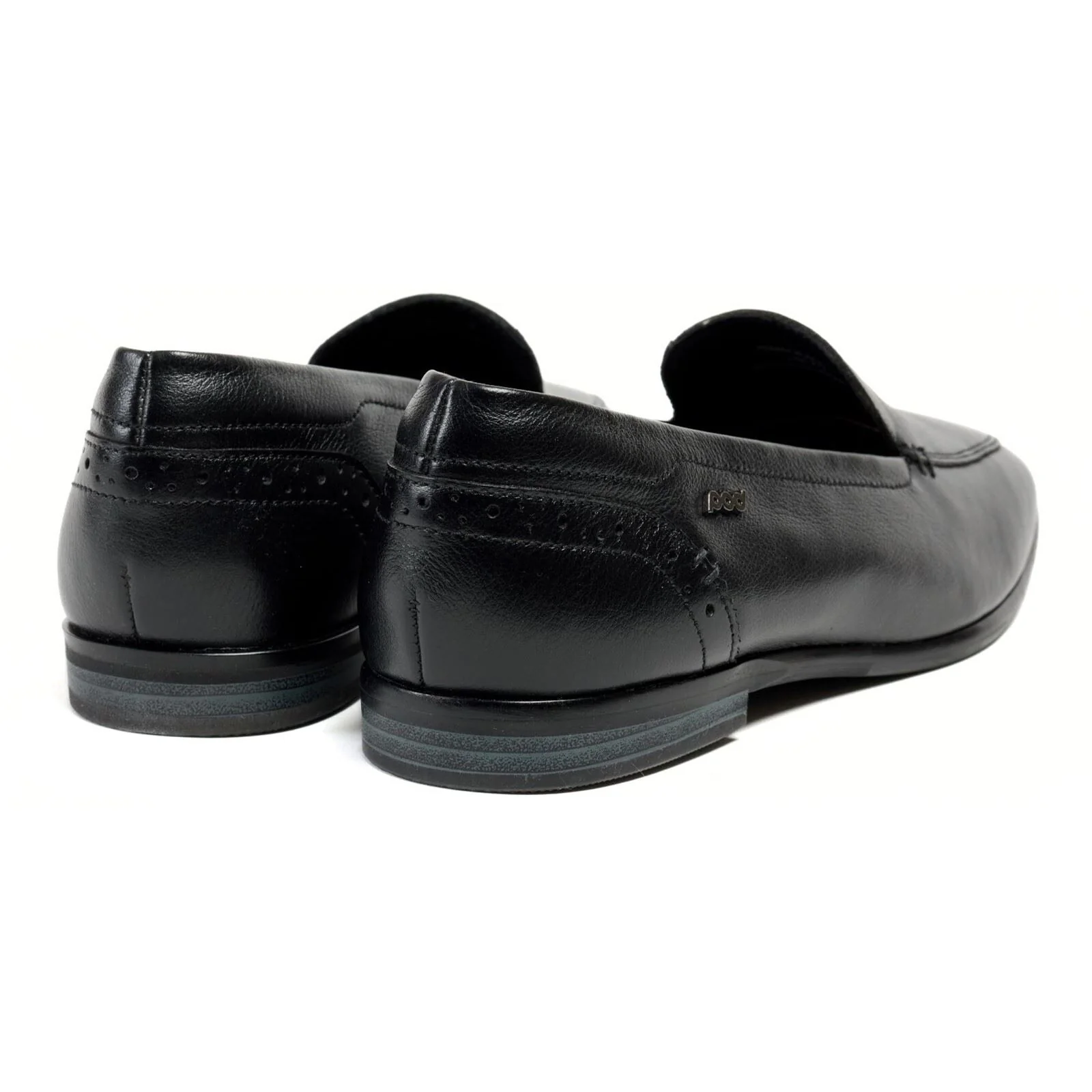 Pod Penny Leather Women's Black Loafers - Image 2