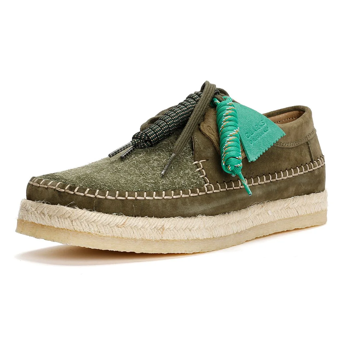 Pompeii X Clarks Originals Weaver Suede Men's Cactus Shoes - Image 3