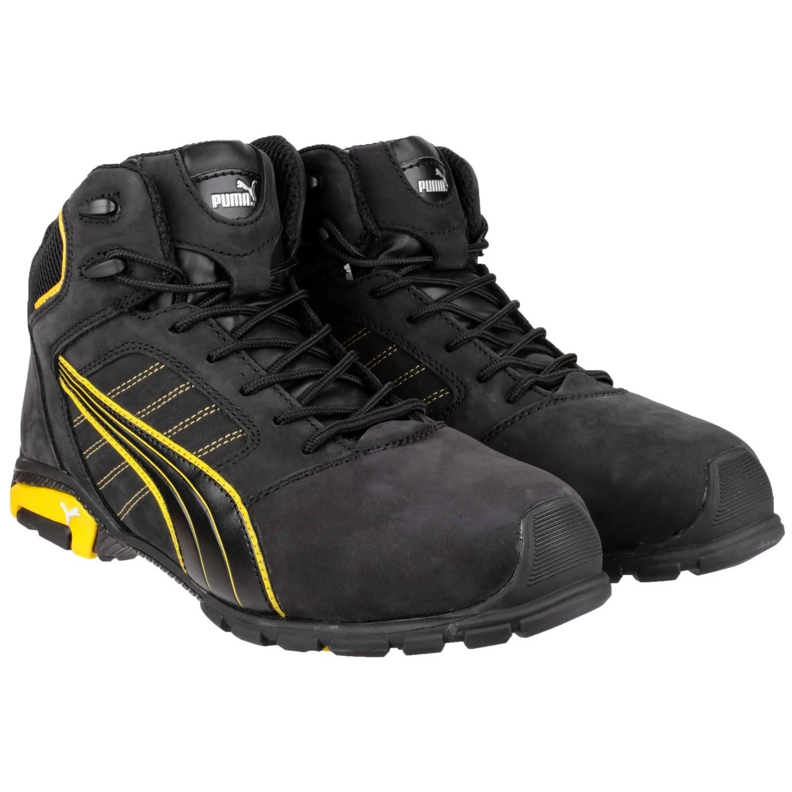 Puma Safety Men's Amsterdam Mid Safety Boot in Black - Image 5