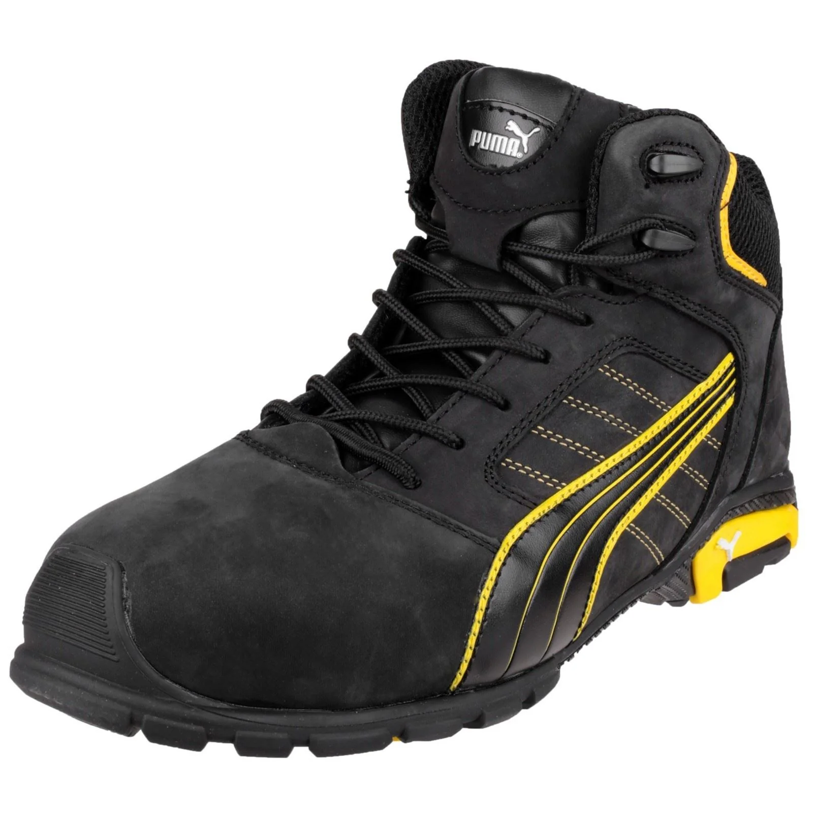 Puma Safety Men's Amsterdam Mid Safety Boot in Black - Image 9