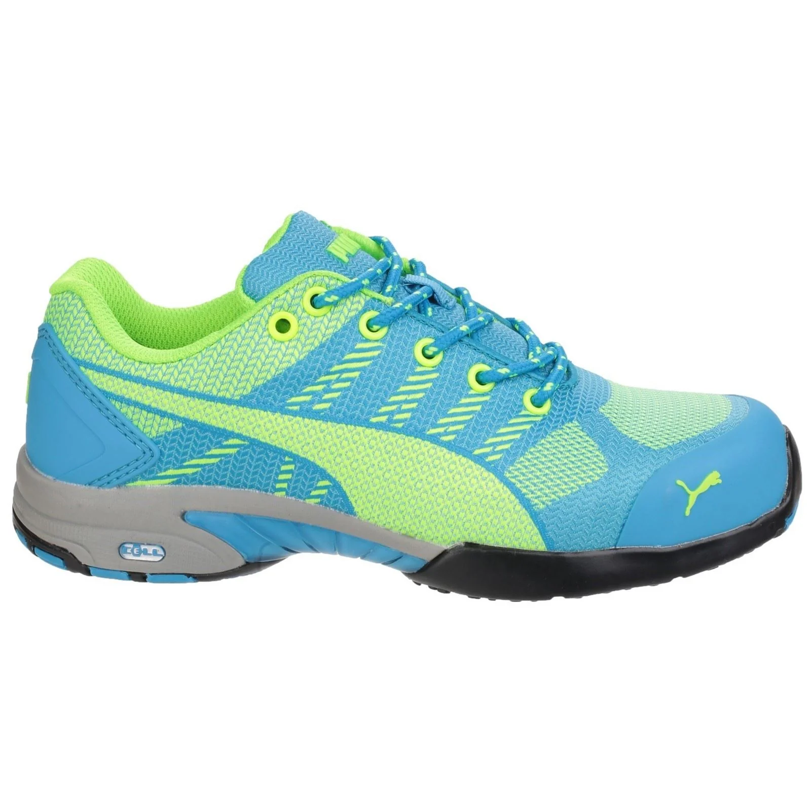 Puma Safety Women's Celerity Knit Ultra Lightweight Safety Trainer in Blue - Image 5