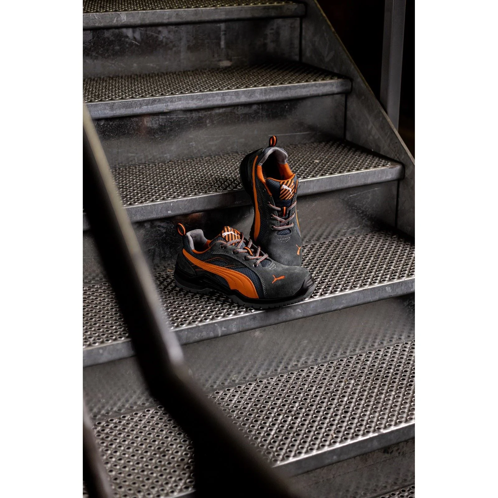 Puma Safety Men's Omni Flash Low Safety Trainer in Orange - Image 6