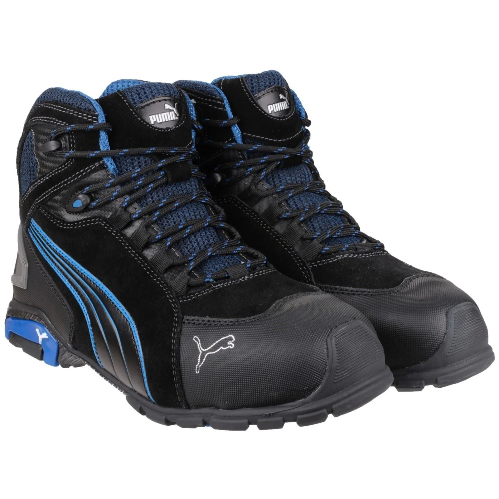 Puma Safety Men's Rio Mid Lace-up Safety Boot in Black - Image 5