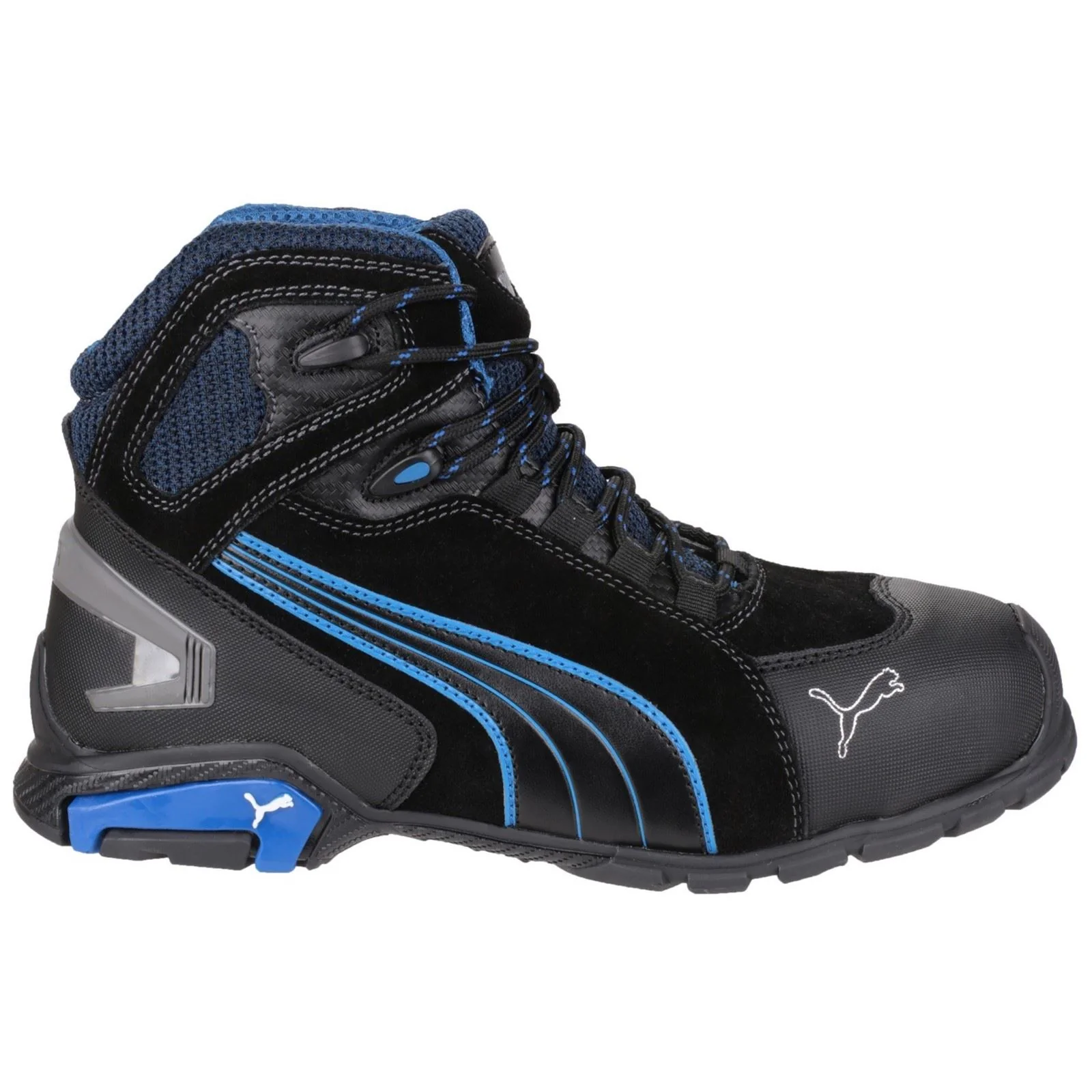 Puma Safety Men's Rio Mid Lace-up Safety Boot in Black - Image 8
