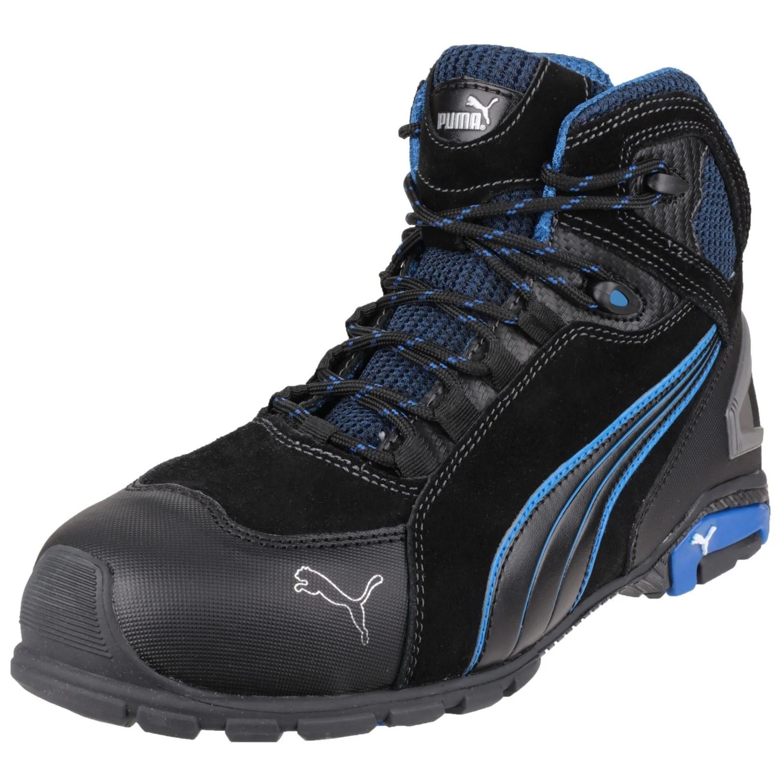 Puma Safety Men's Rio Mid Lace-up Safety Boot in Black - Image 9