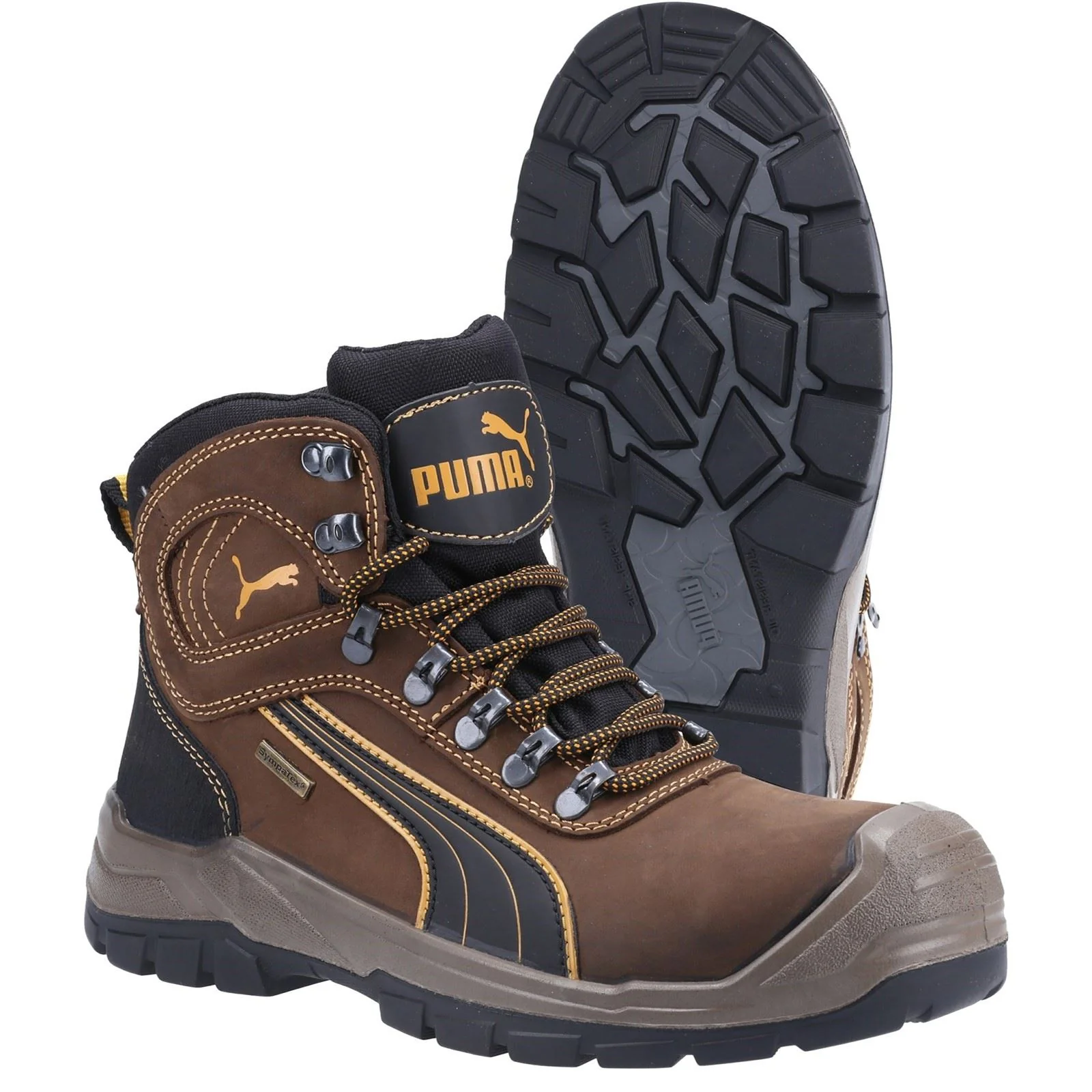 Puma Safety Men's Sierra Nevada Mid Safety Boot in Brown - Image 3