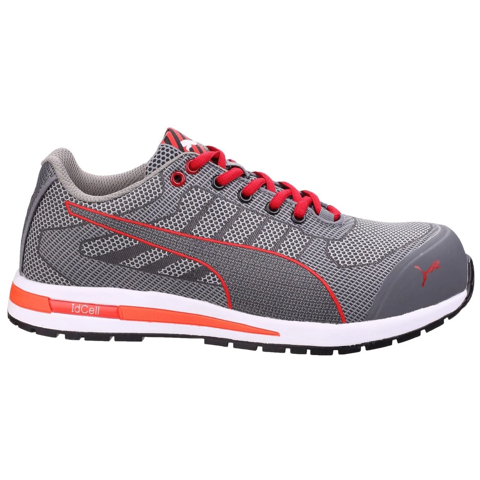 Puma Safety Men's Xelerate Knit Low Safety Trainer in Grey - Image 5