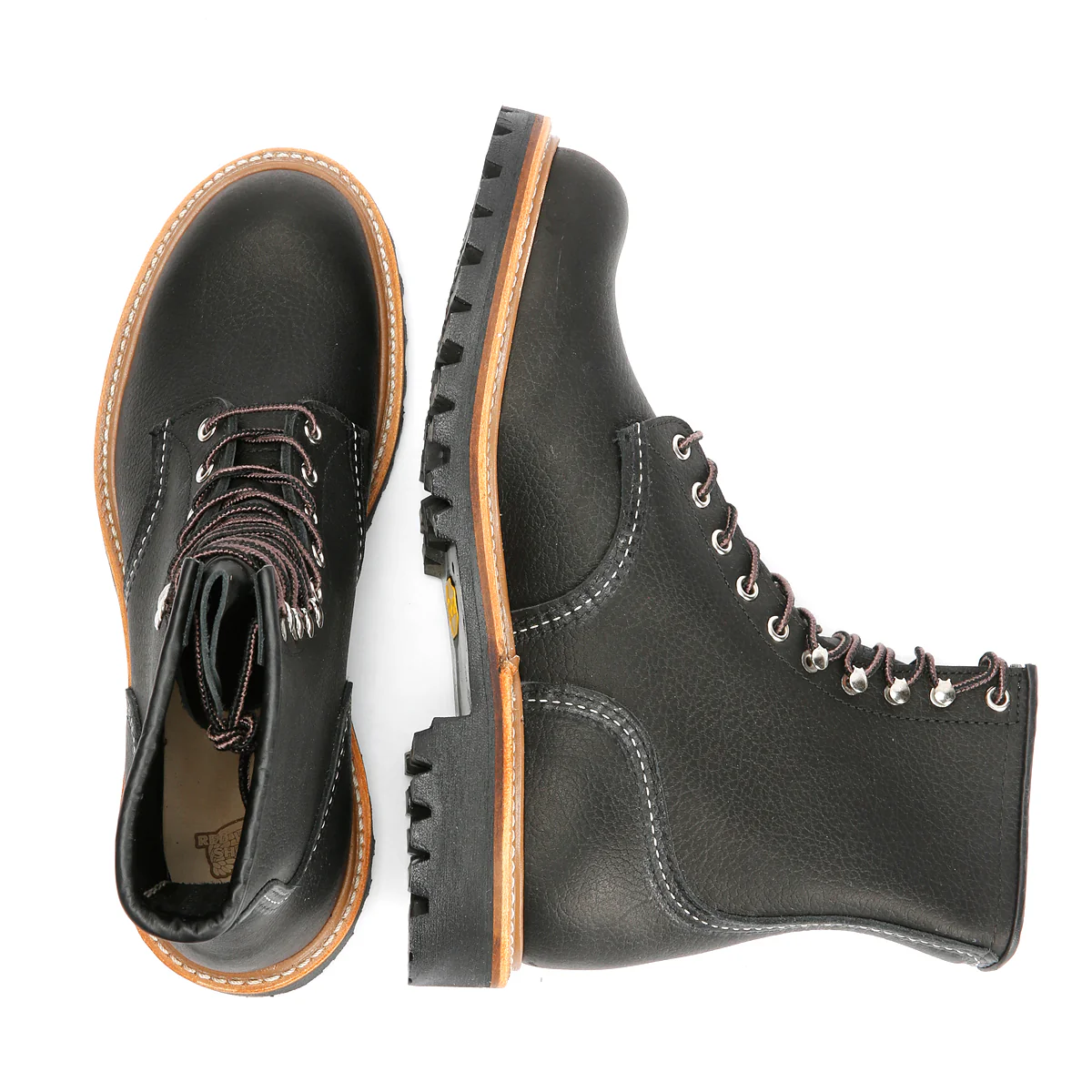 Red Wing 4501 8-Inch Logger Oil Leather Men's Black Boots - Image 8