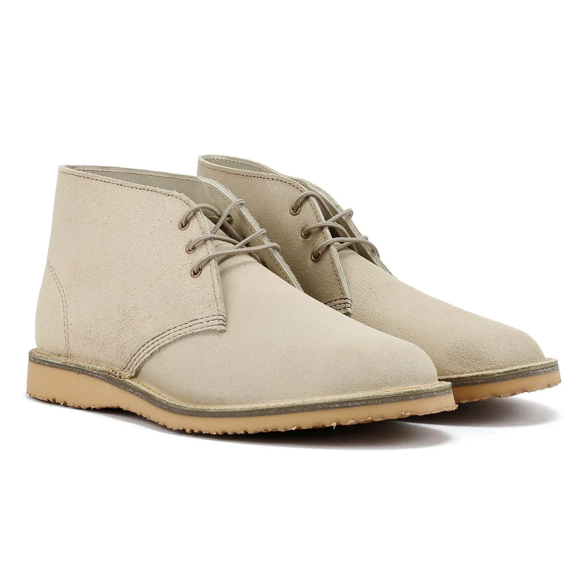 Red Wing Weekender Chukka Leather Men's White Sand Mohave Boots