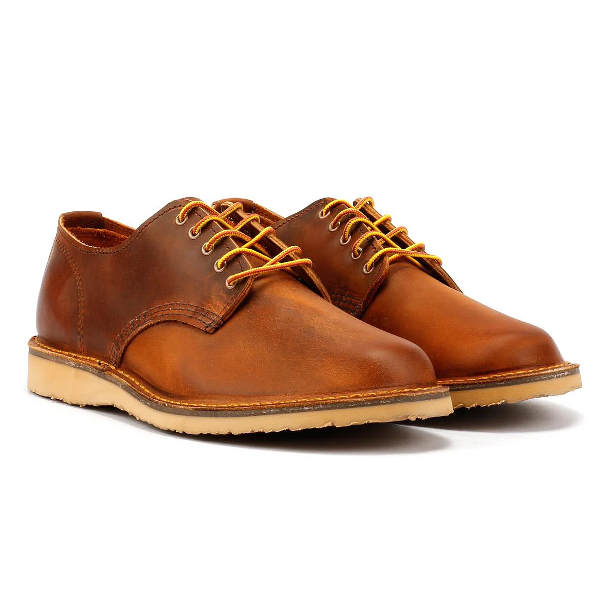 Red Wing Weekender Oxford Rough & Tough Leather Men's Copper Lace-Up Shoes