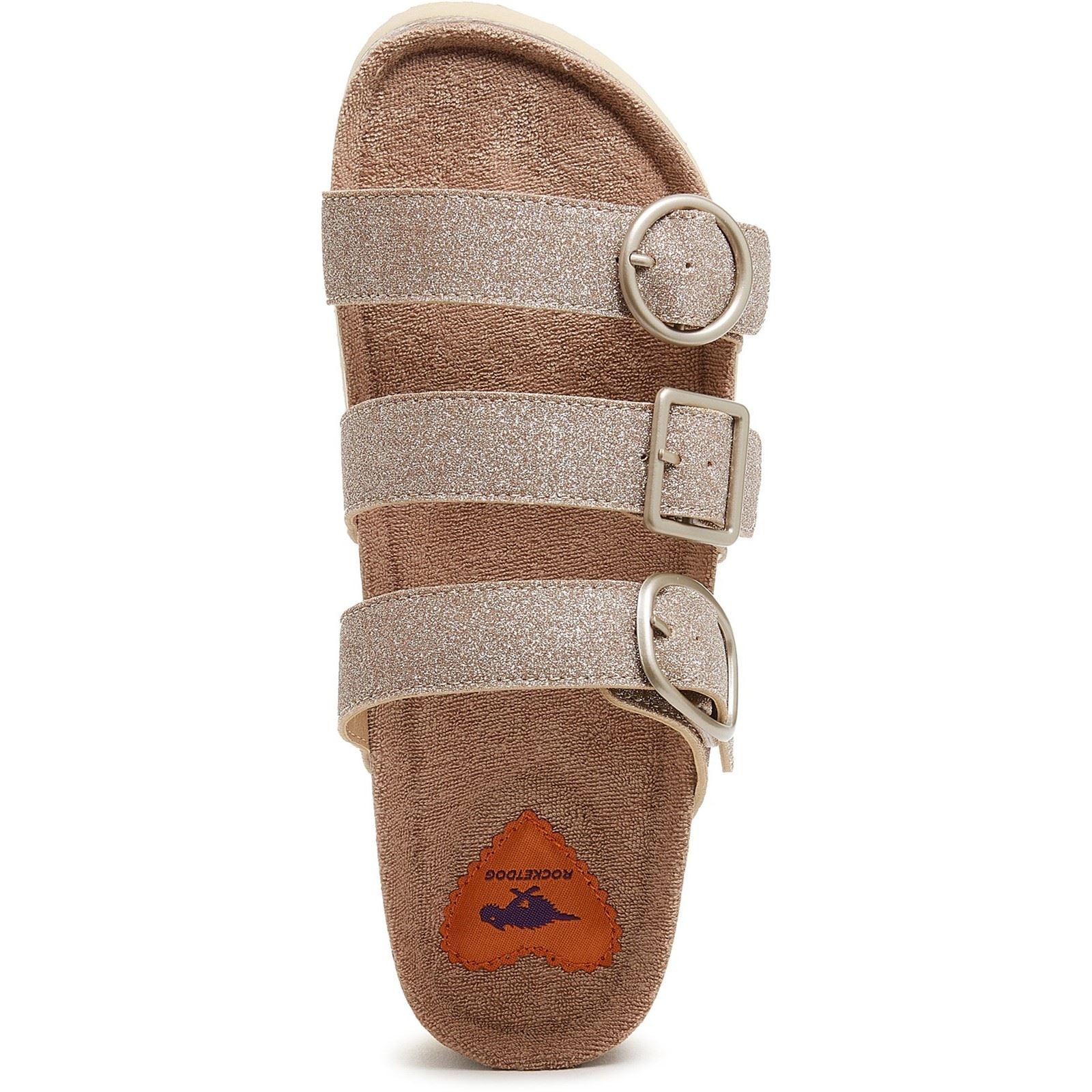 Rocket Dog Women's Astor Glenn Glitter Sandal in Gold - Image 5