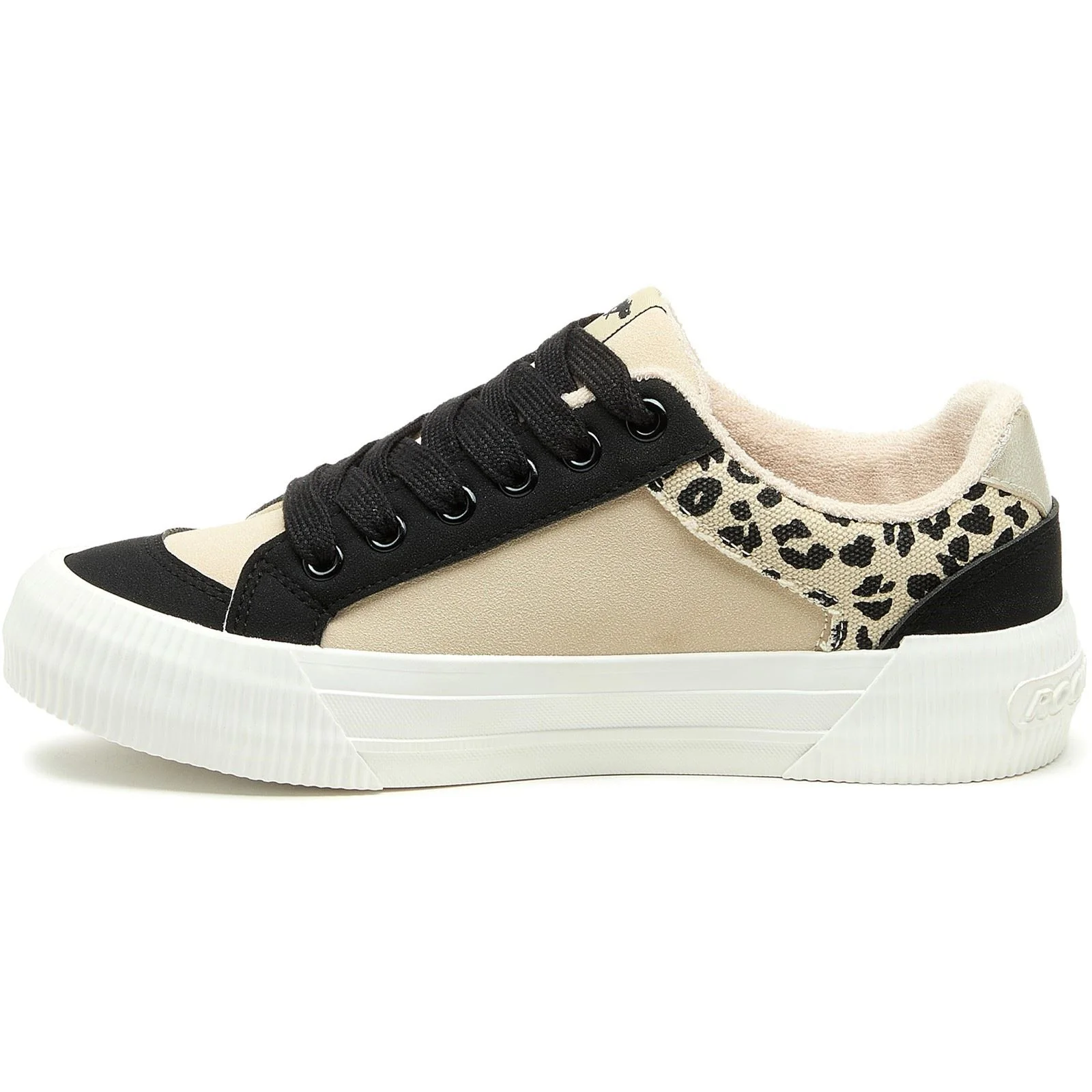 Rocket Dog Women's Cheery Blocked Trainer in Black/Natural - Image 6