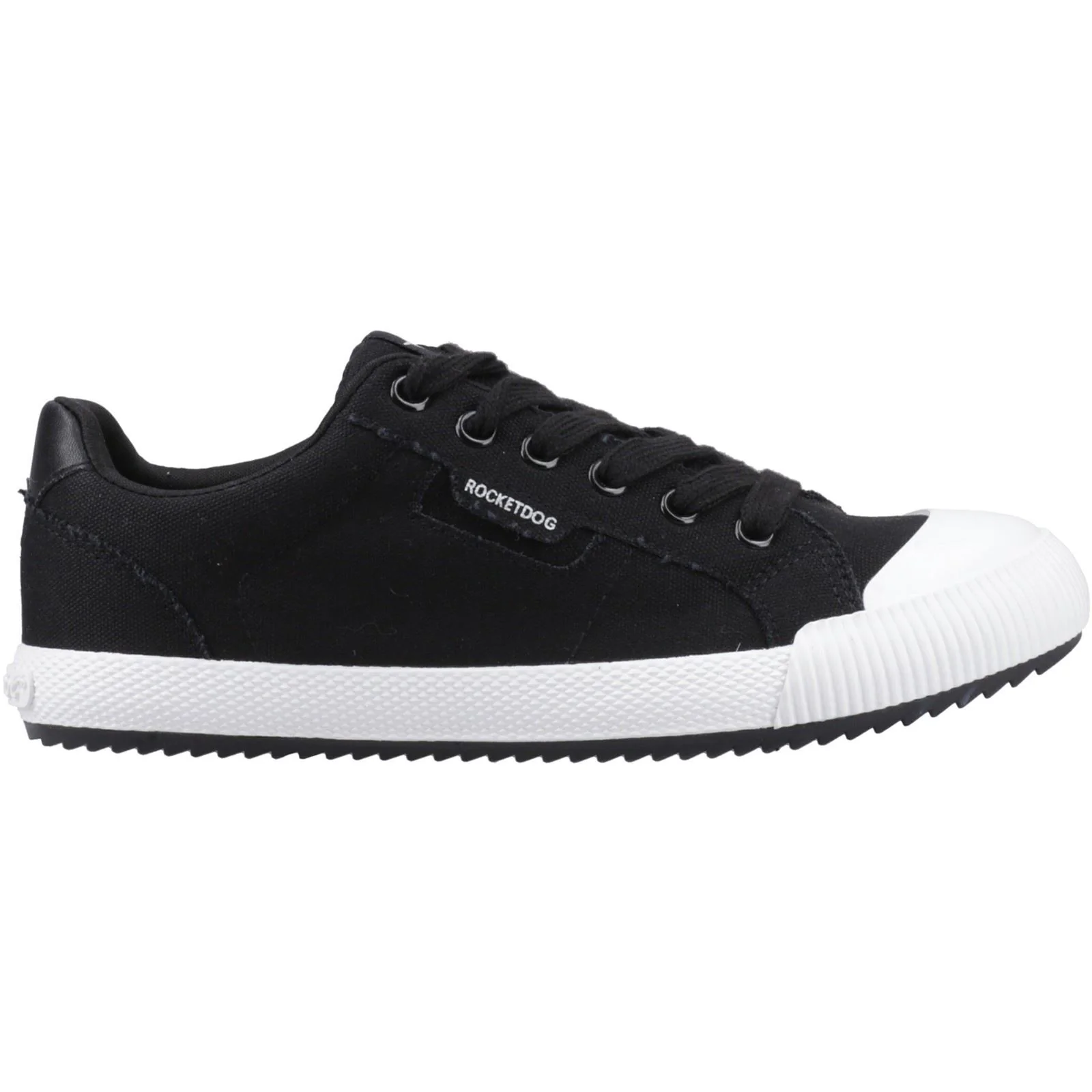 Rocket Dog Cheery Low Cotton Women's Black Trainers - Image 5