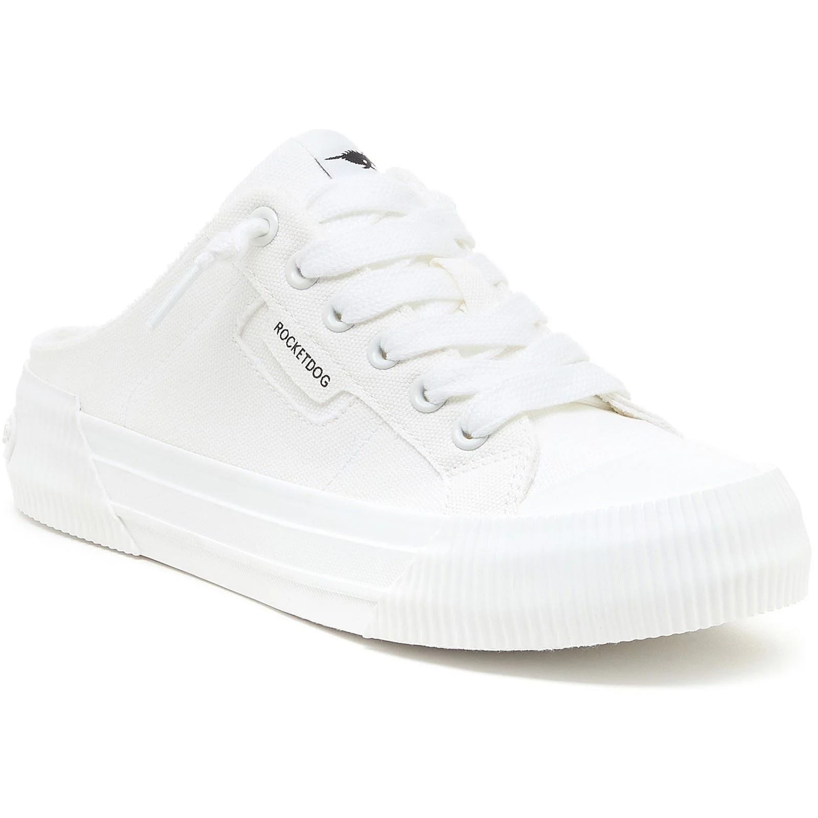 Rocket Dog Cheery Mule Canvas Textile Women's White Mules