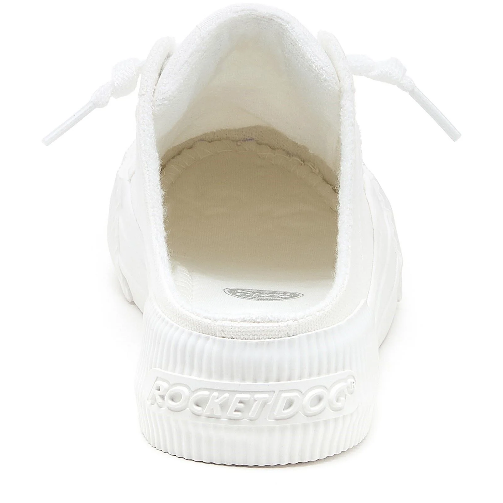 Rocket Dog Cheery Mule Canvas Textile Women's White Mules - Image 2