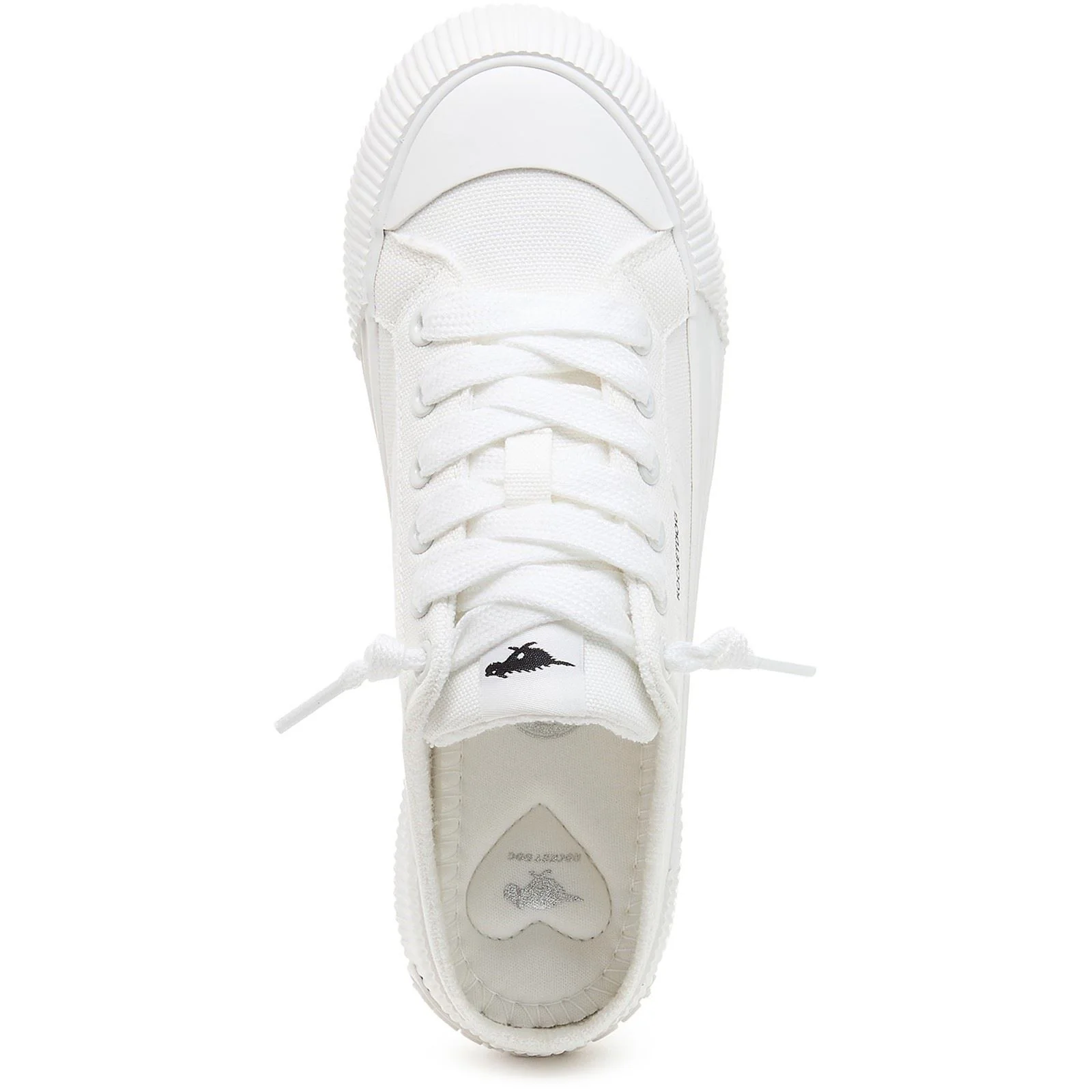 Rocket Dog Cheery Mule Canvas Textile Women's White Mules - Image 4