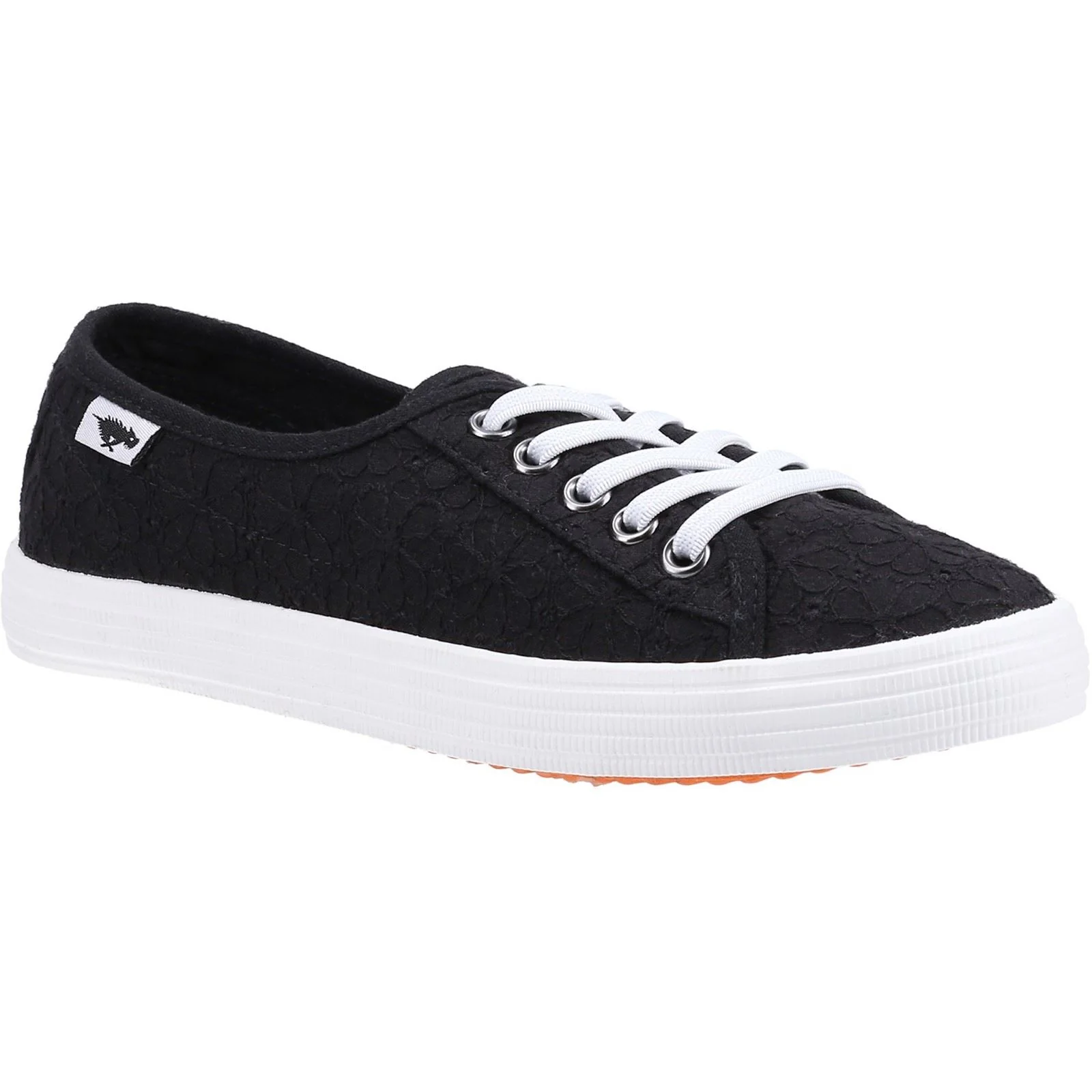 Rocket Dog Women's Chow Chow Elsie Eyelet Casual Shoe in Black