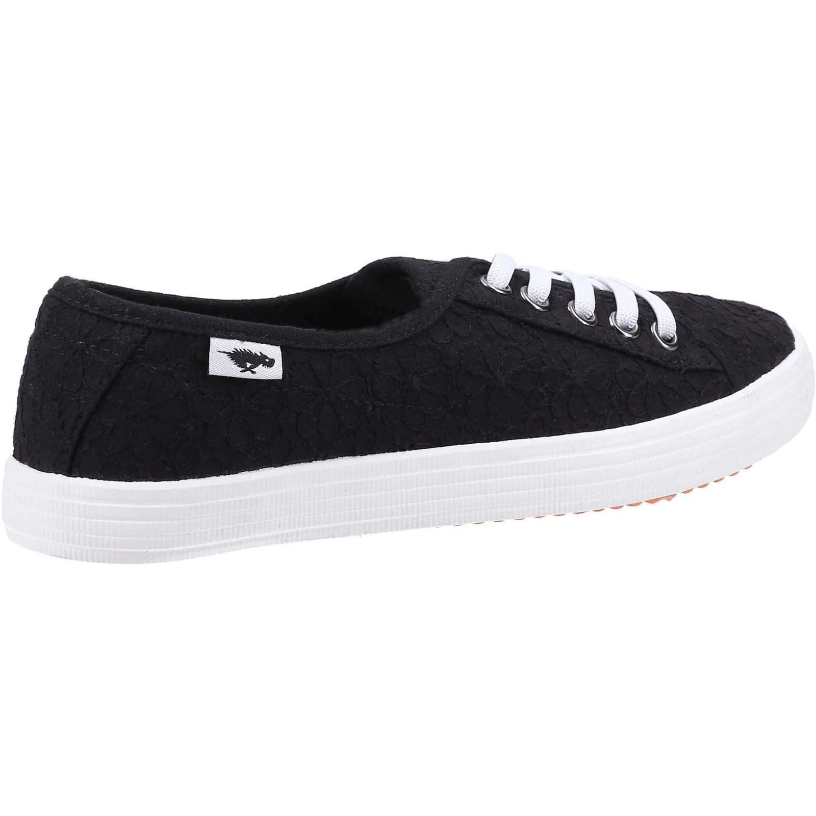 Rocket Dog Women's Chow Chow Elsie Eyelet Casual Shoe in Black - Image 2