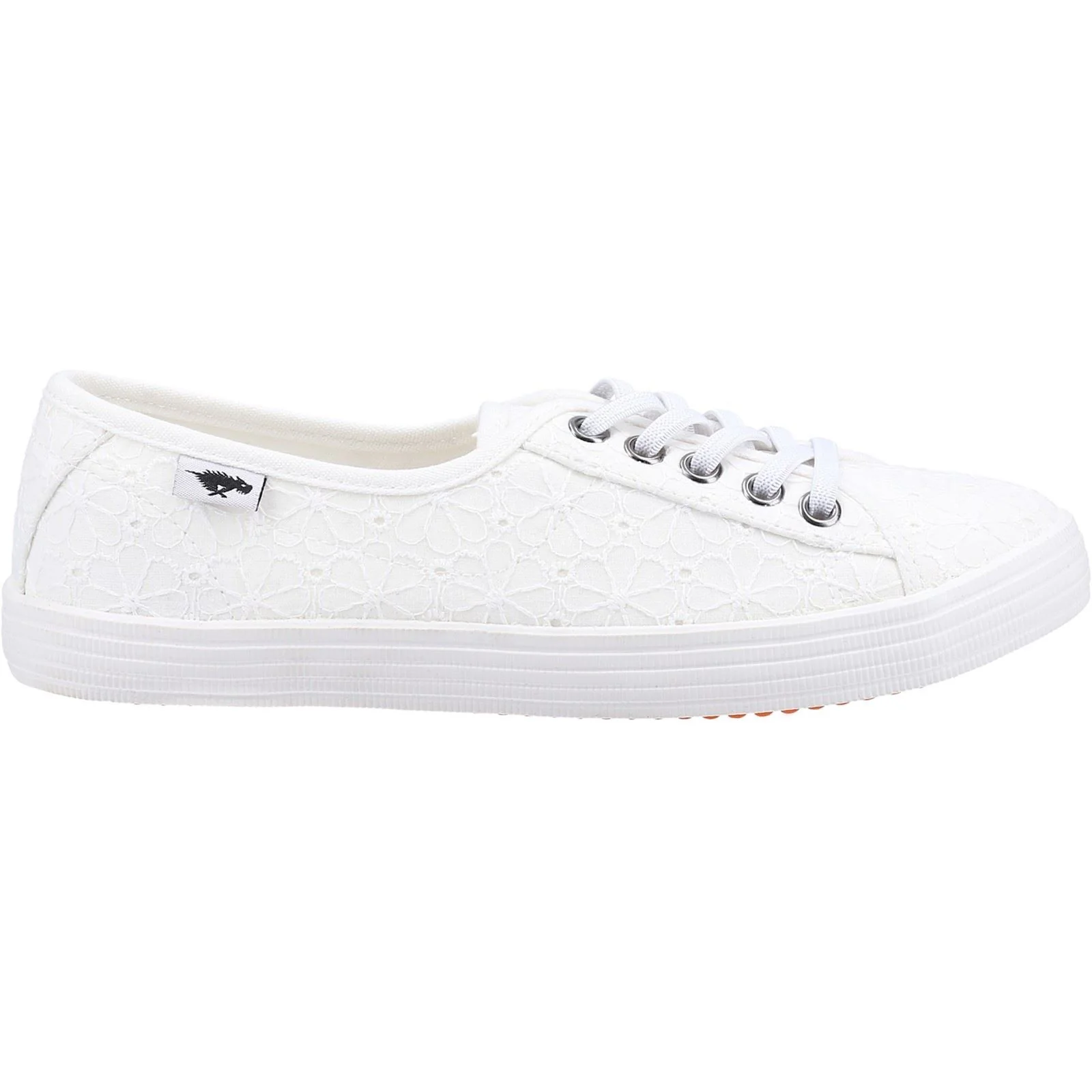 Rocket Dog Chow Chow Cotton Women's White Trainers - Image 4