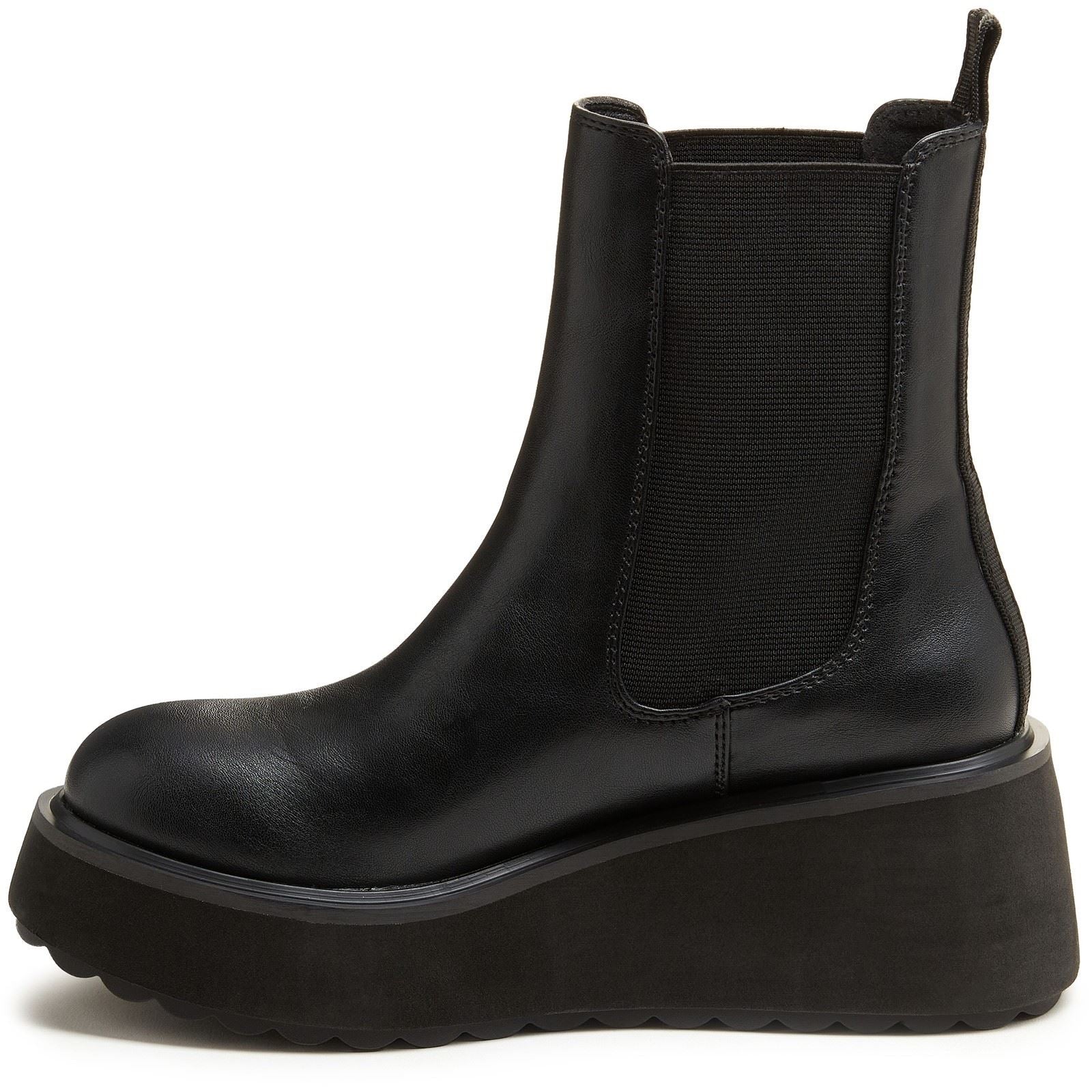 Rocket Dog Heyday Polyurethane Women's Black Flat Chelsea Boots - Image 6