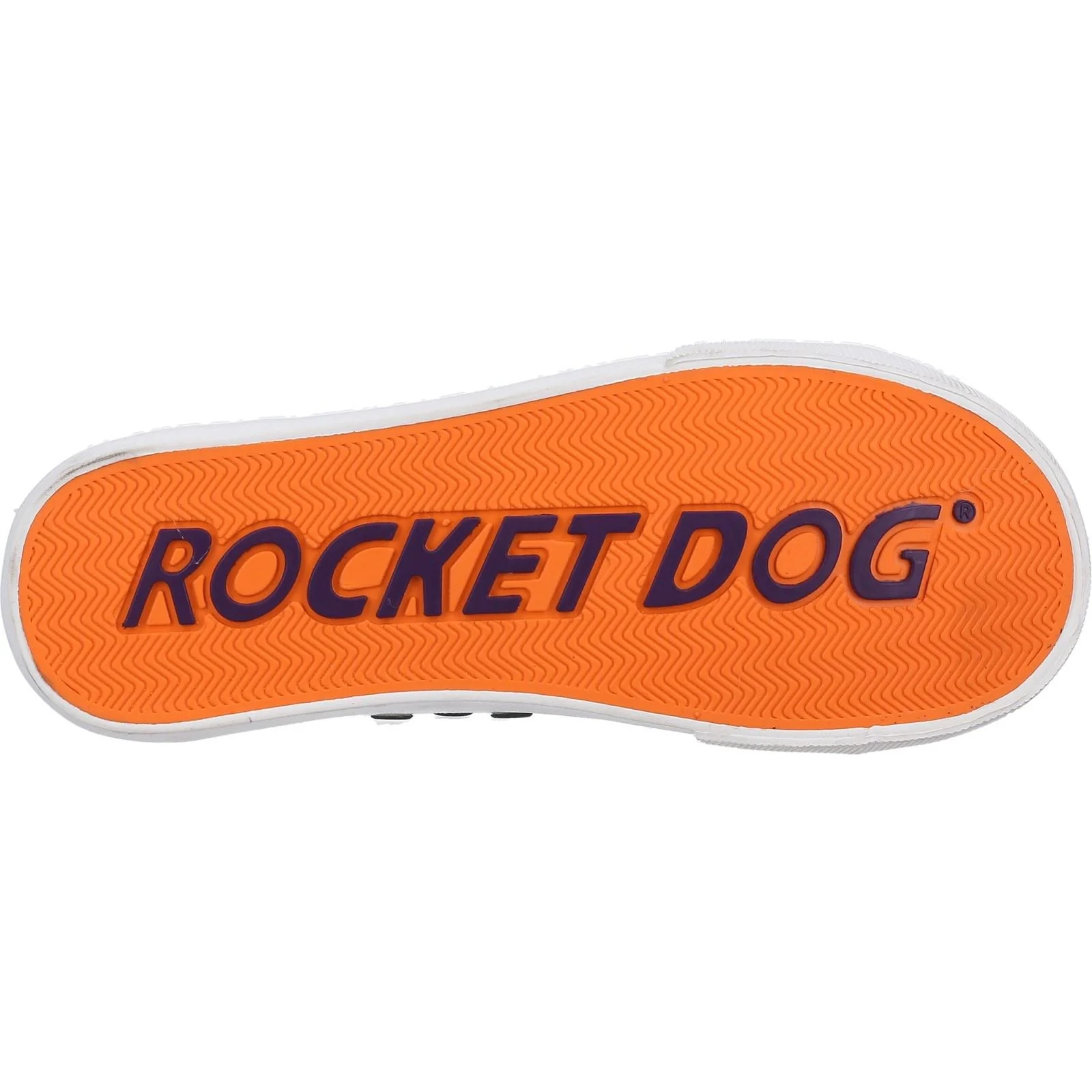Rocket Dog Jazzin 12A Canvas Cotton Women's White Trainers - Image 3