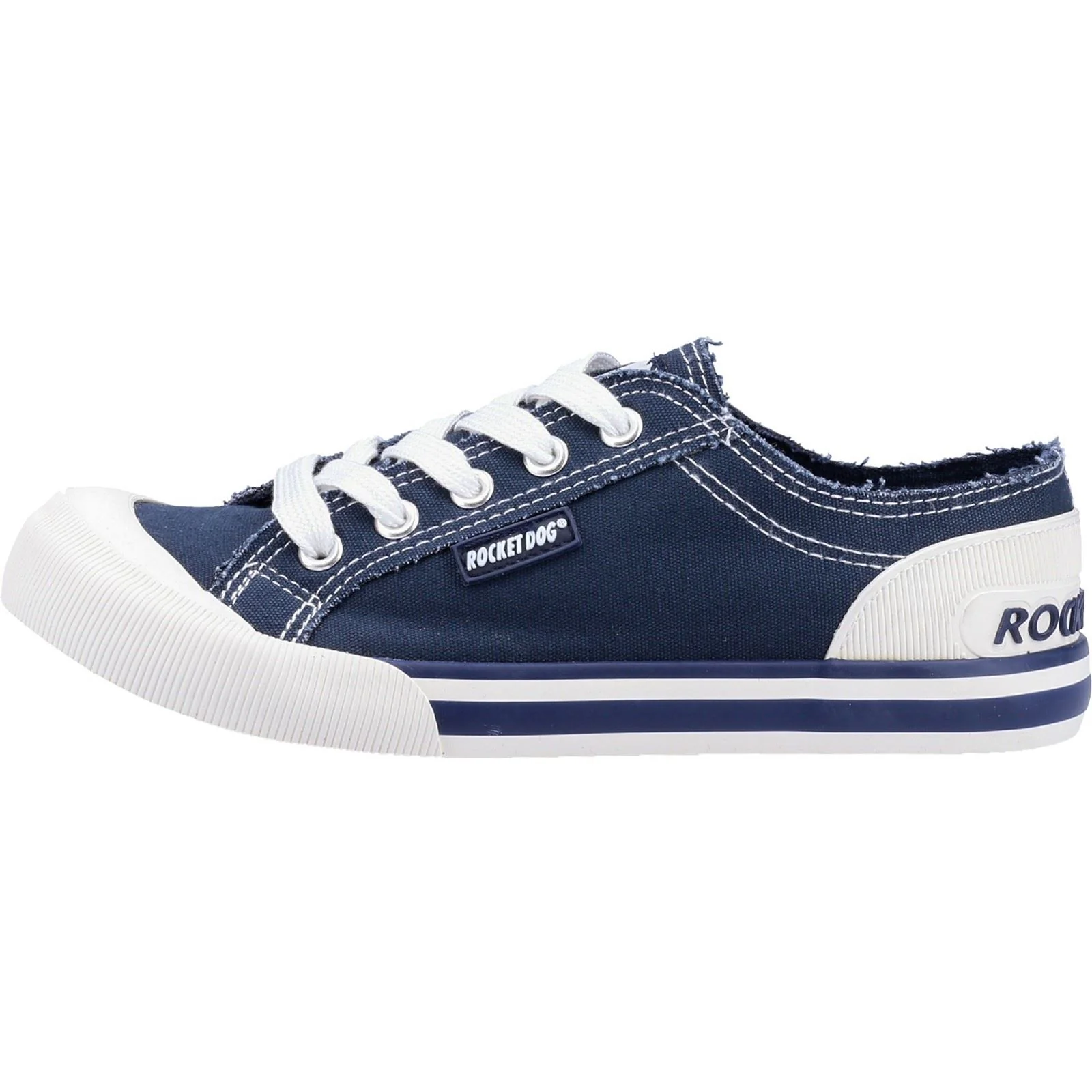 Rocket Dog Women's Jazzin Plimsoll in Navy - Image 5