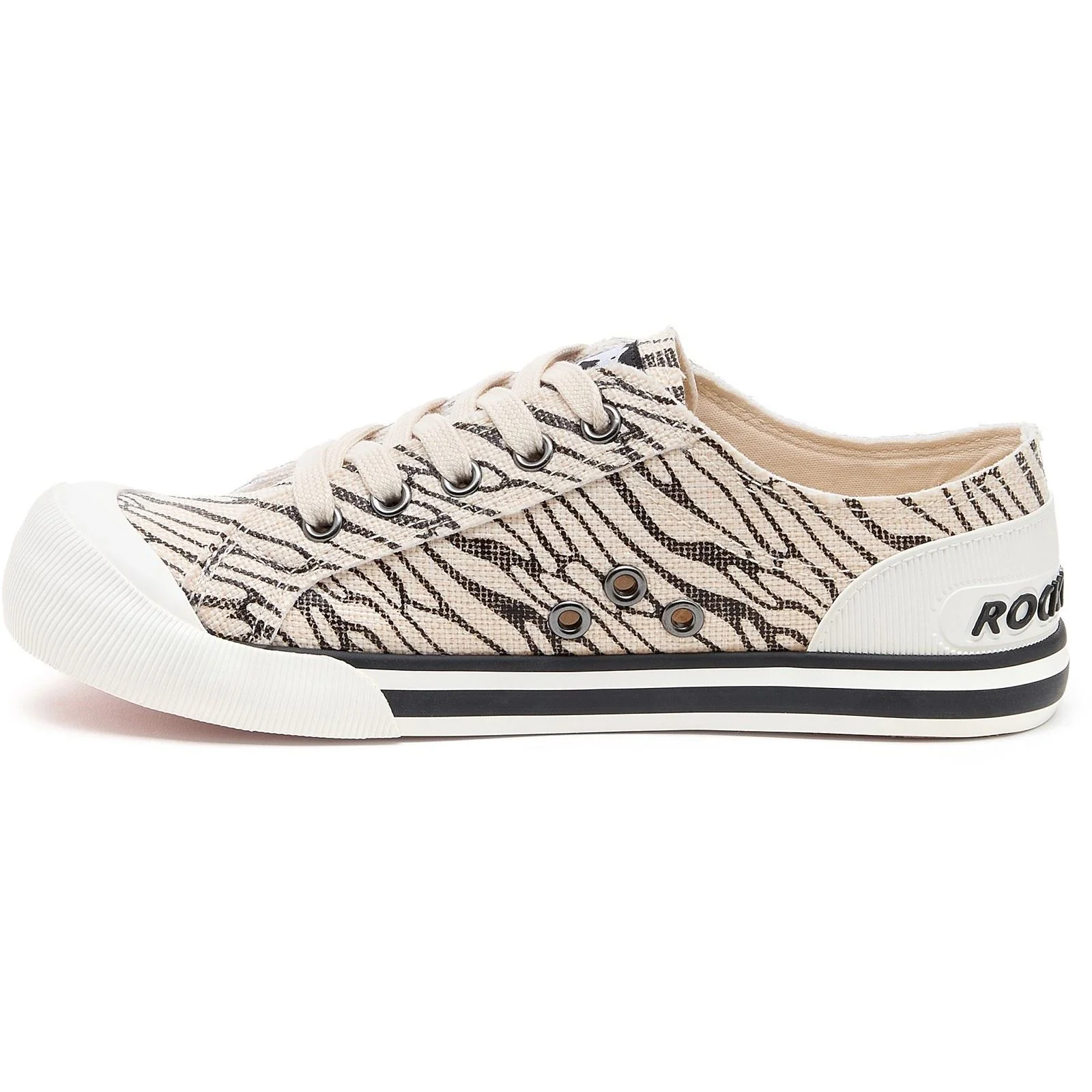 Rocket Dog Women's Jazzin Wales Trainer in Black - Image 6
