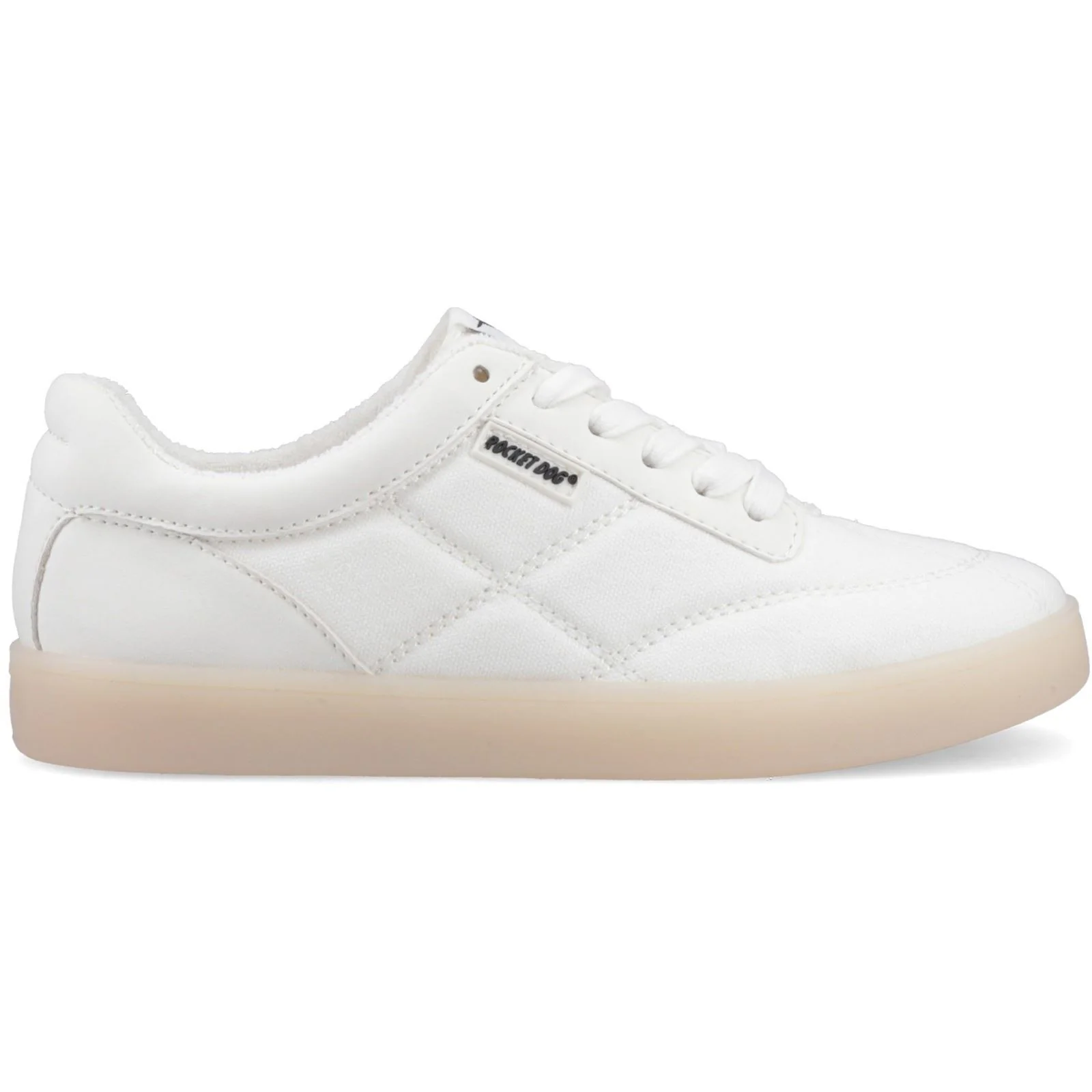 Rocket Dog Kitty Canvas PU Cotton Women's White Shoes - Image 5