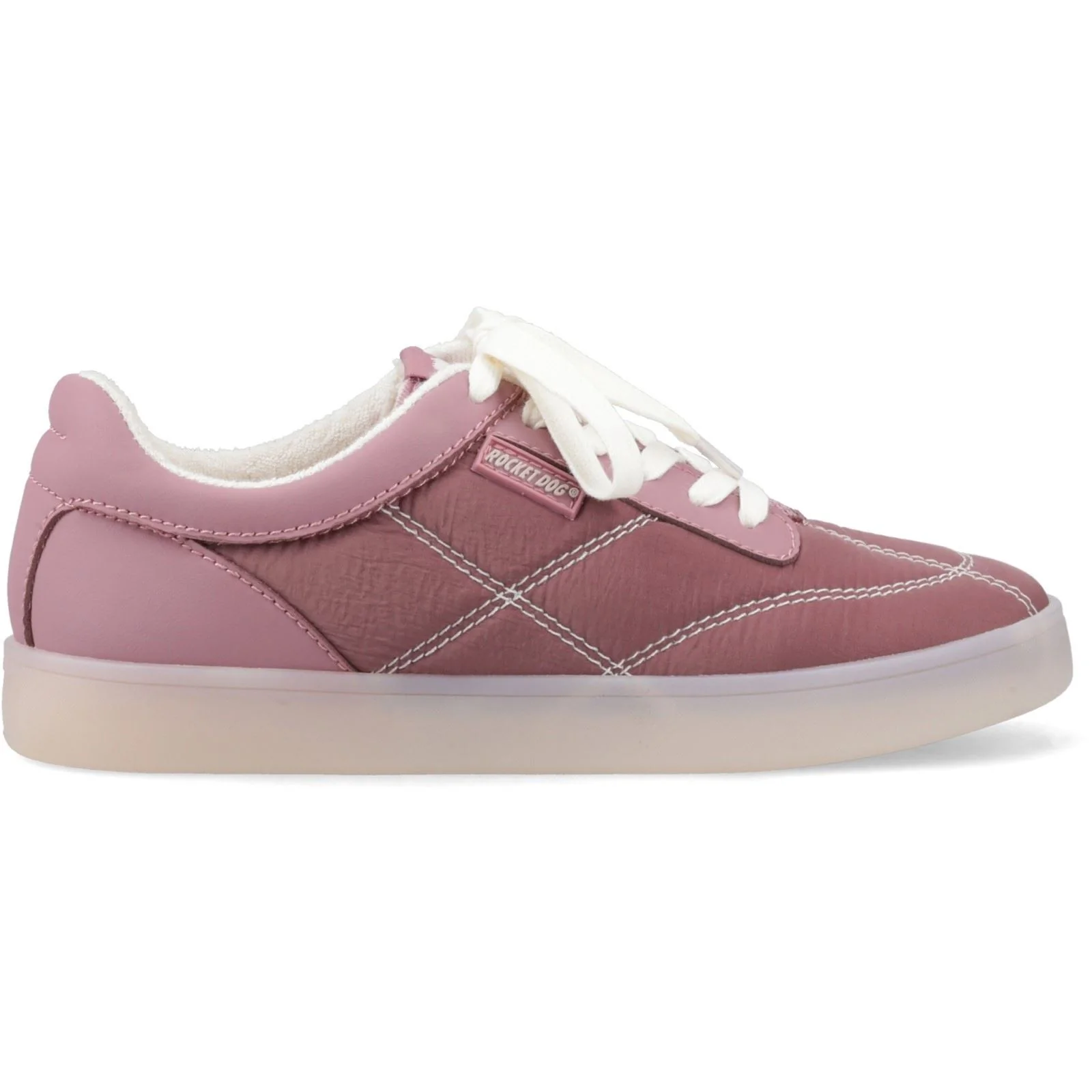 Rocket Dog Kitty Nylon PU Nylon Women's Mauve Trainers - Image 5