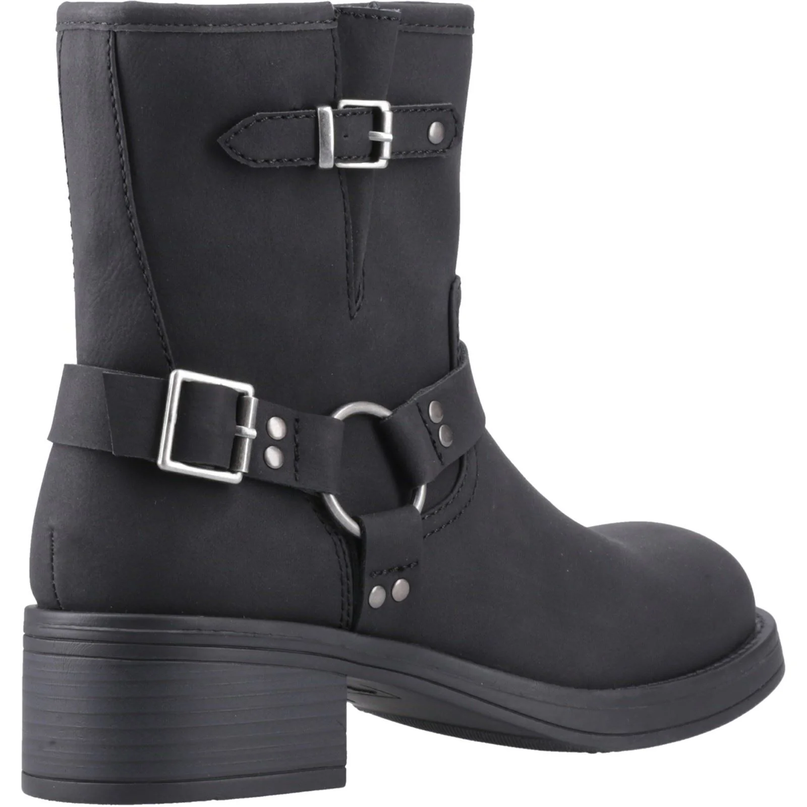 Rocket Dog Nino Faux Leather Women's Black Heeled Ankle Boots - Image 2