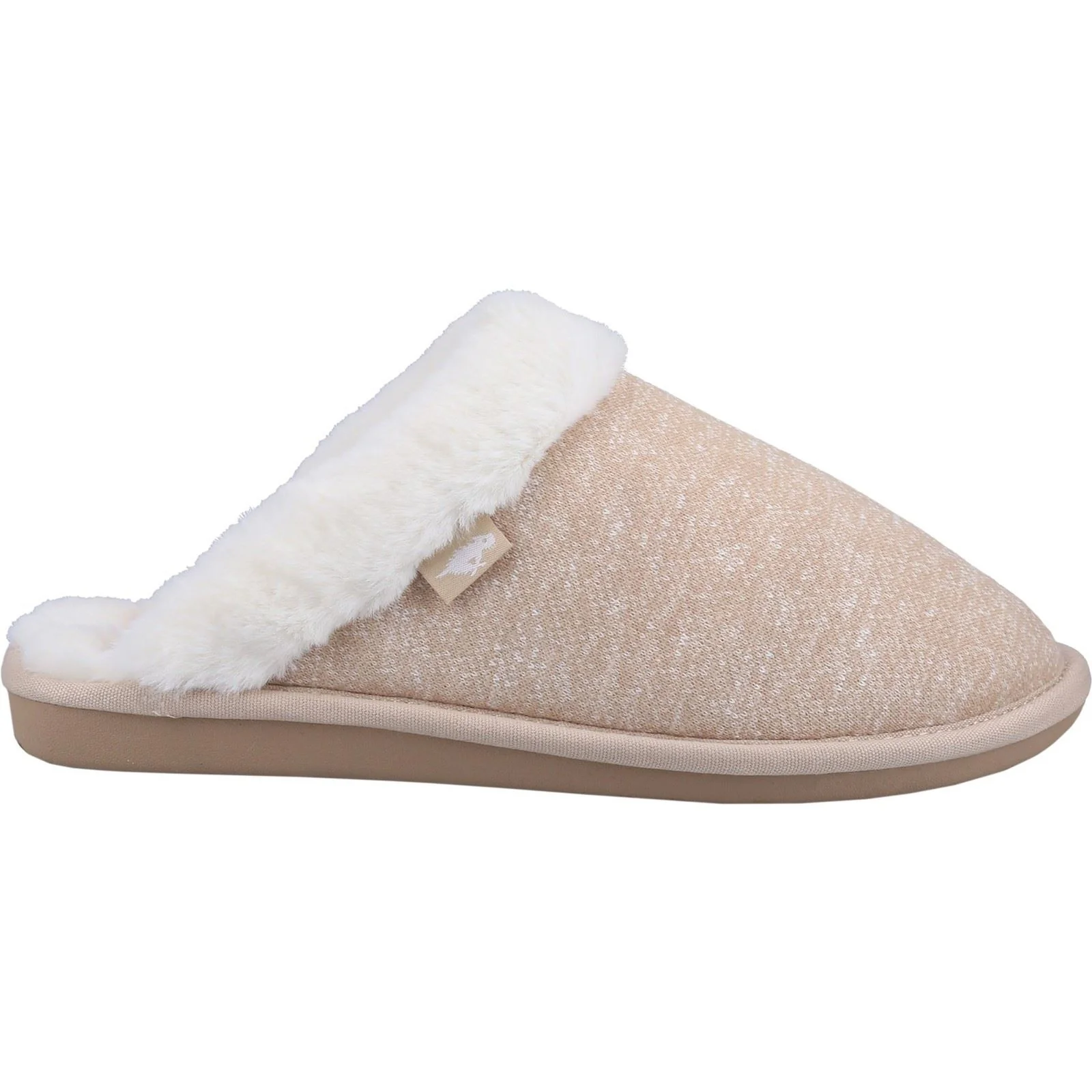 Rocket Dog Women's Rosie Skirball Jersey Mule Slippers in Natural - Image 4