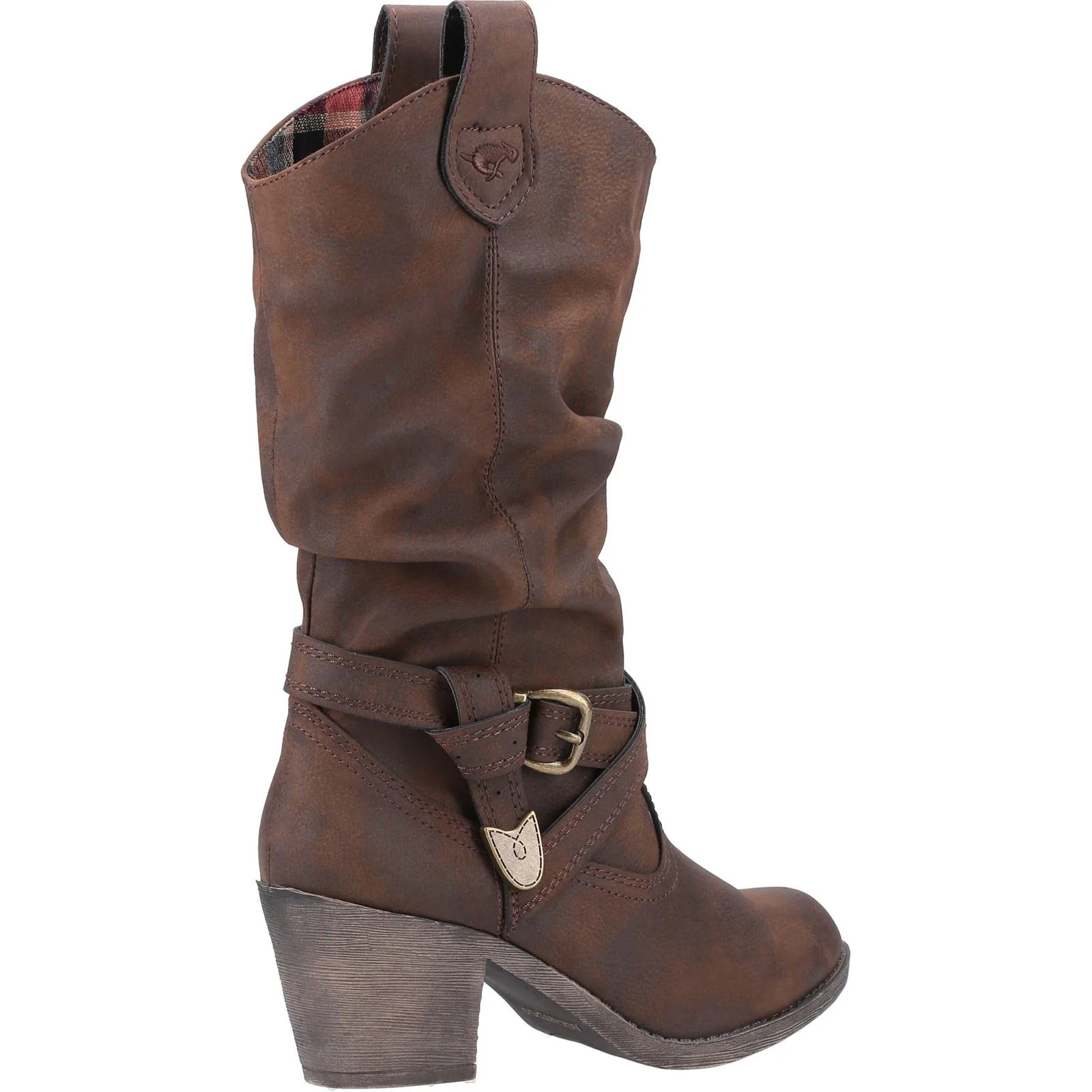 Rocket Dog Women's Sidestep Mid-Calf Western Boot in Brown - Image 2