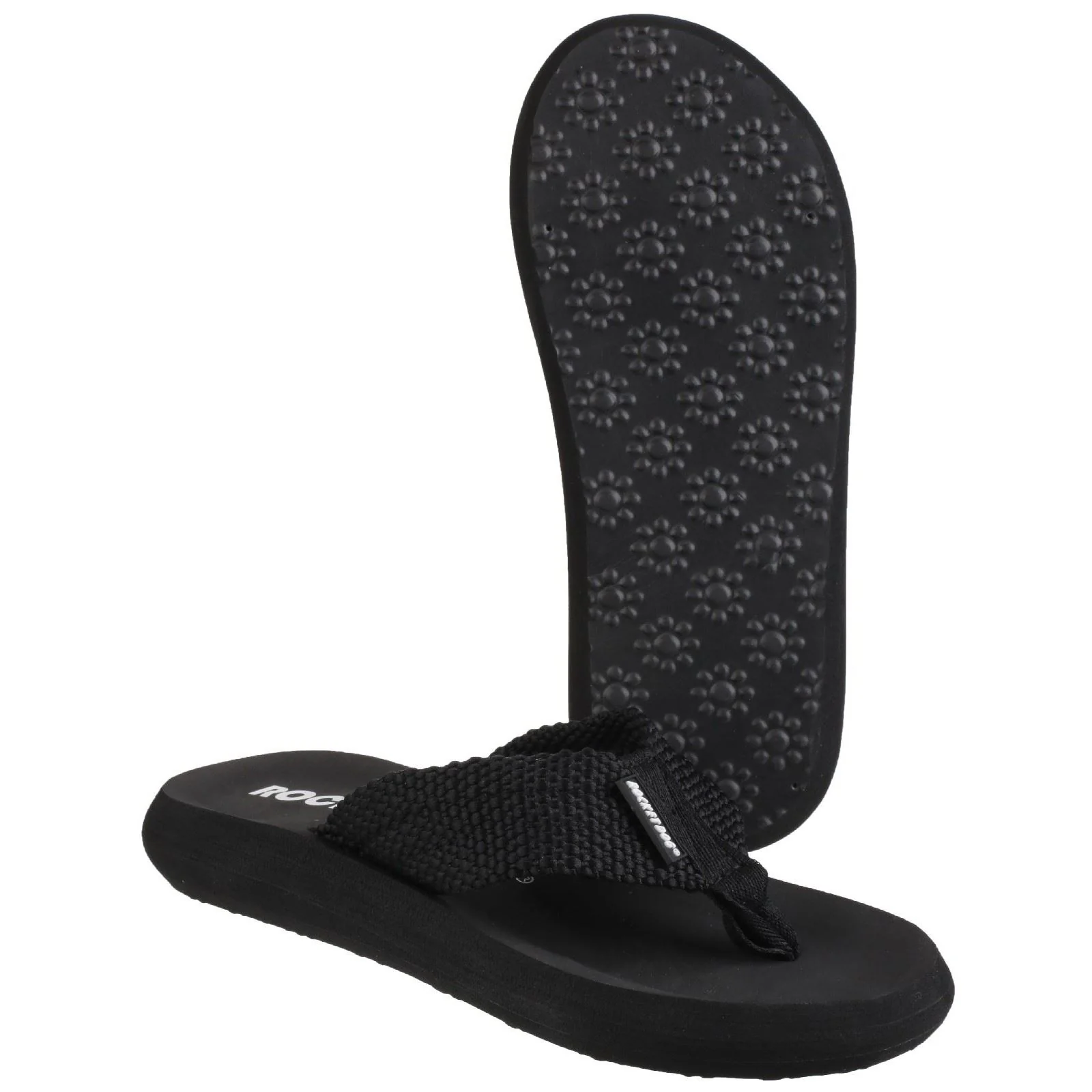 Rocket Dog Women's Sunset Webbing Flip Flop in Black - Image 3