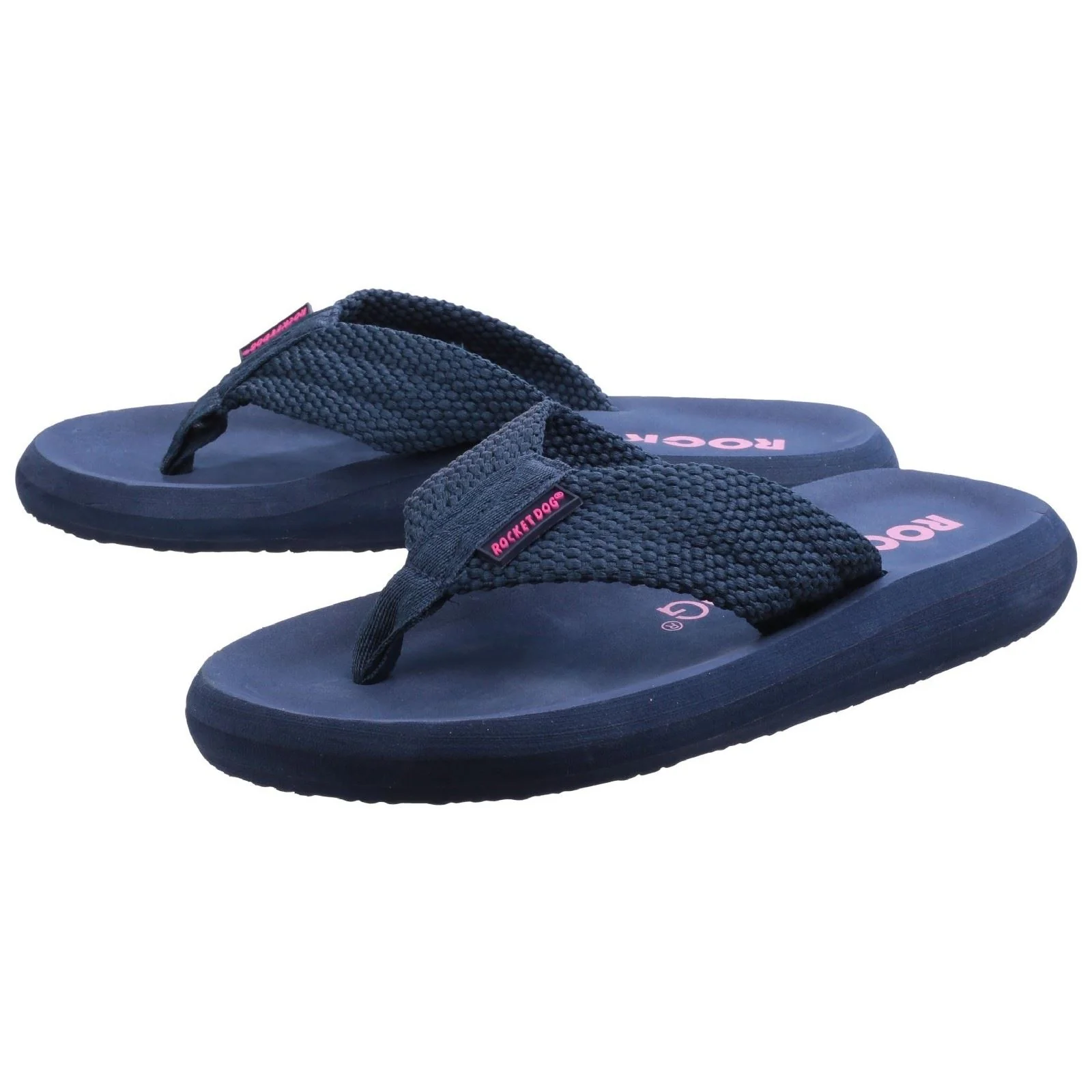 Rocket Dog Women's Sunset Webbing Flip Flop in Navy - Image 6