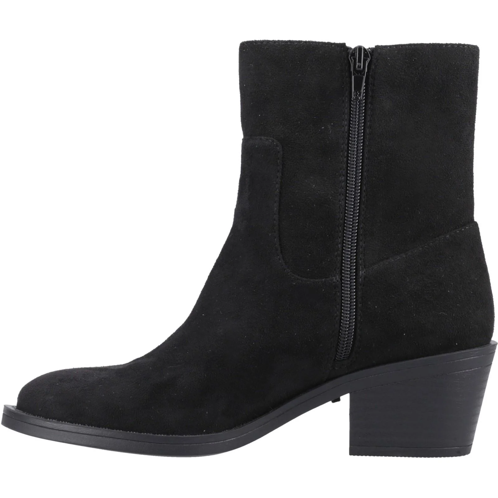 Rocket Dog Yankee Faux Suede Women's Black Heeled Ankle Boots - Image 4