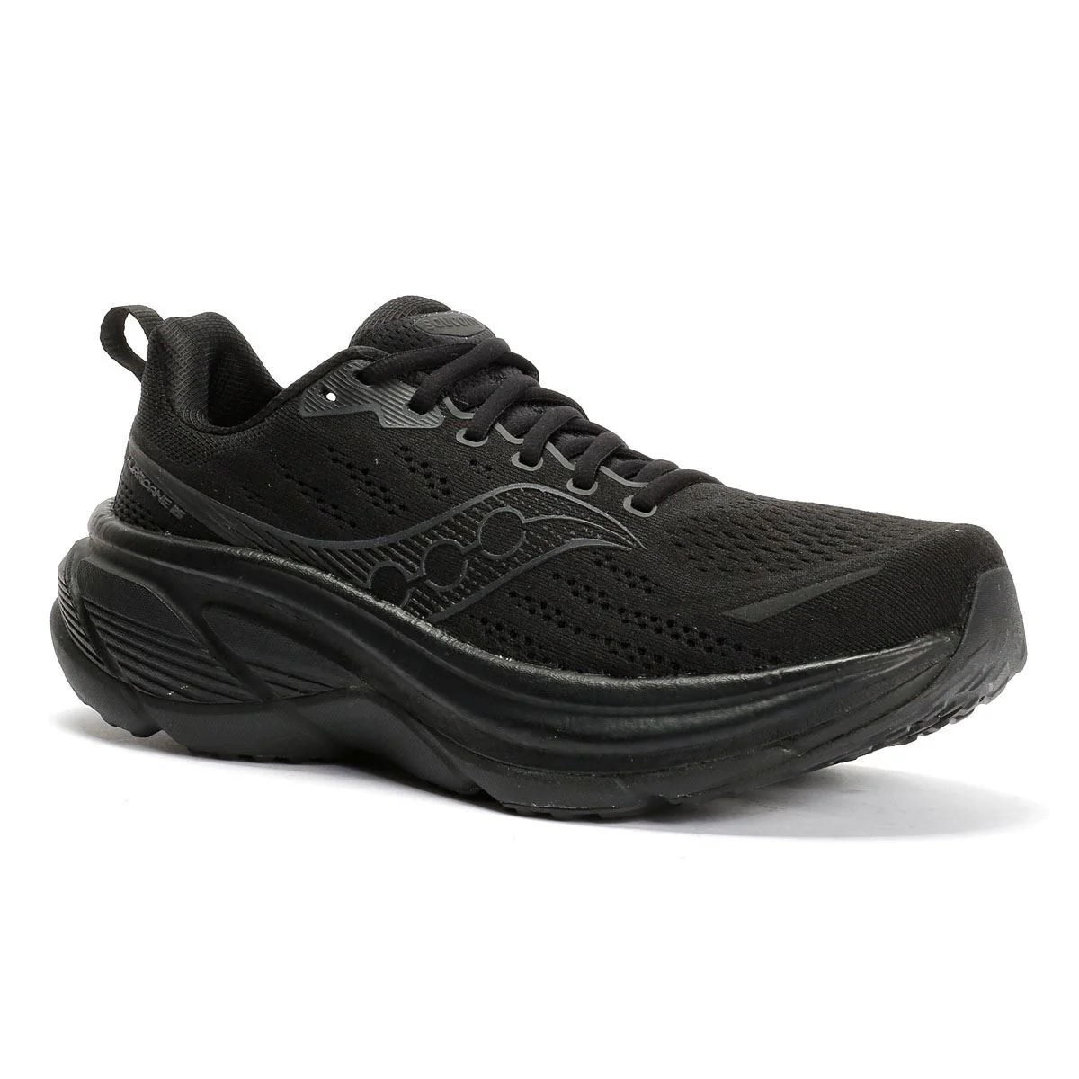 Saucony Hurricane 25 Men's Triple Black Trainers - Image 2