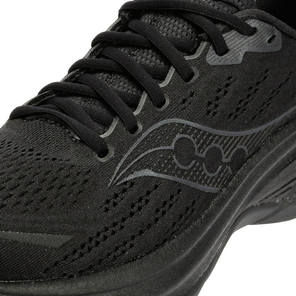 Saucony Hurricane 25 Men's Triple Black Trainers - Image 7