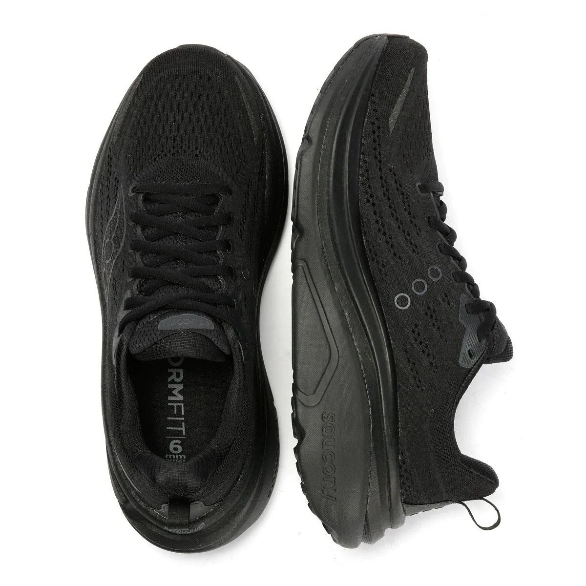Saucony Hurricane 25 Men's Triple Black Trainers - Image 8