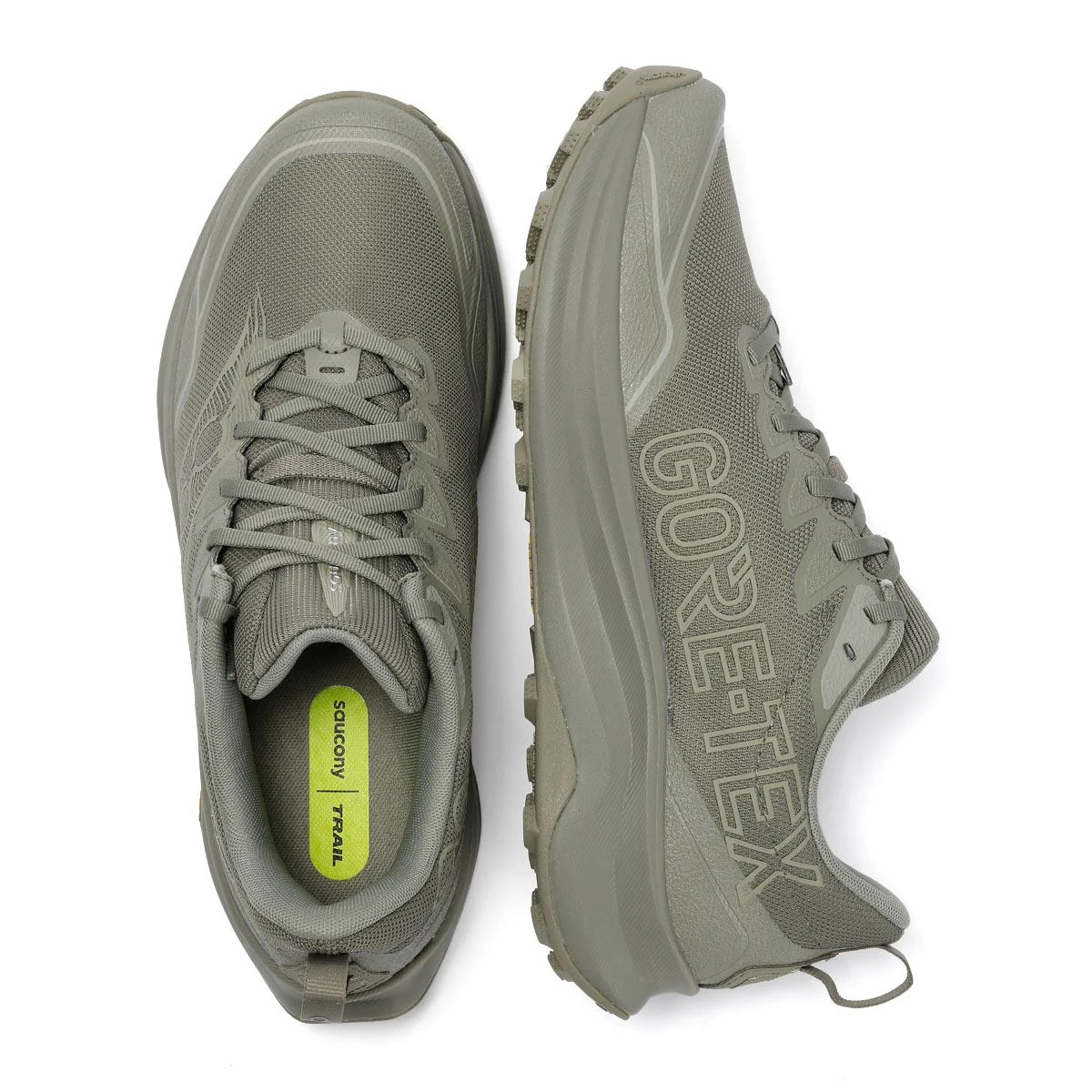 Saucony Peregrine 16 GTX Men's Laurel/Sage Trainers - Image 8