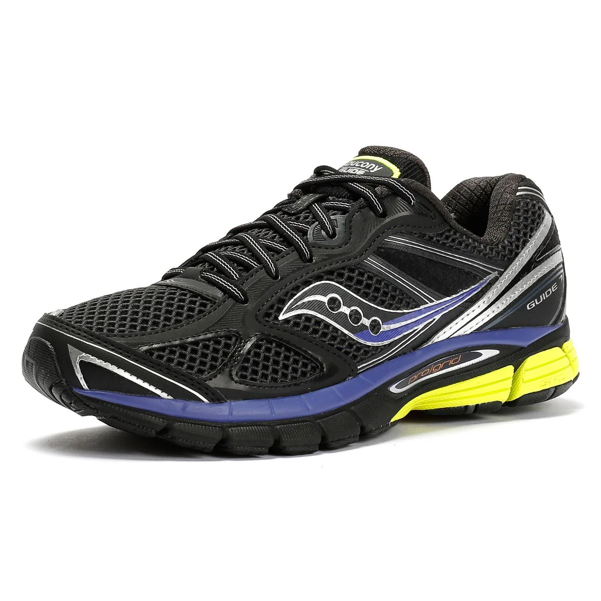 Saucony ProGrid Guide 7 Black/Multi Trainers - Image 3