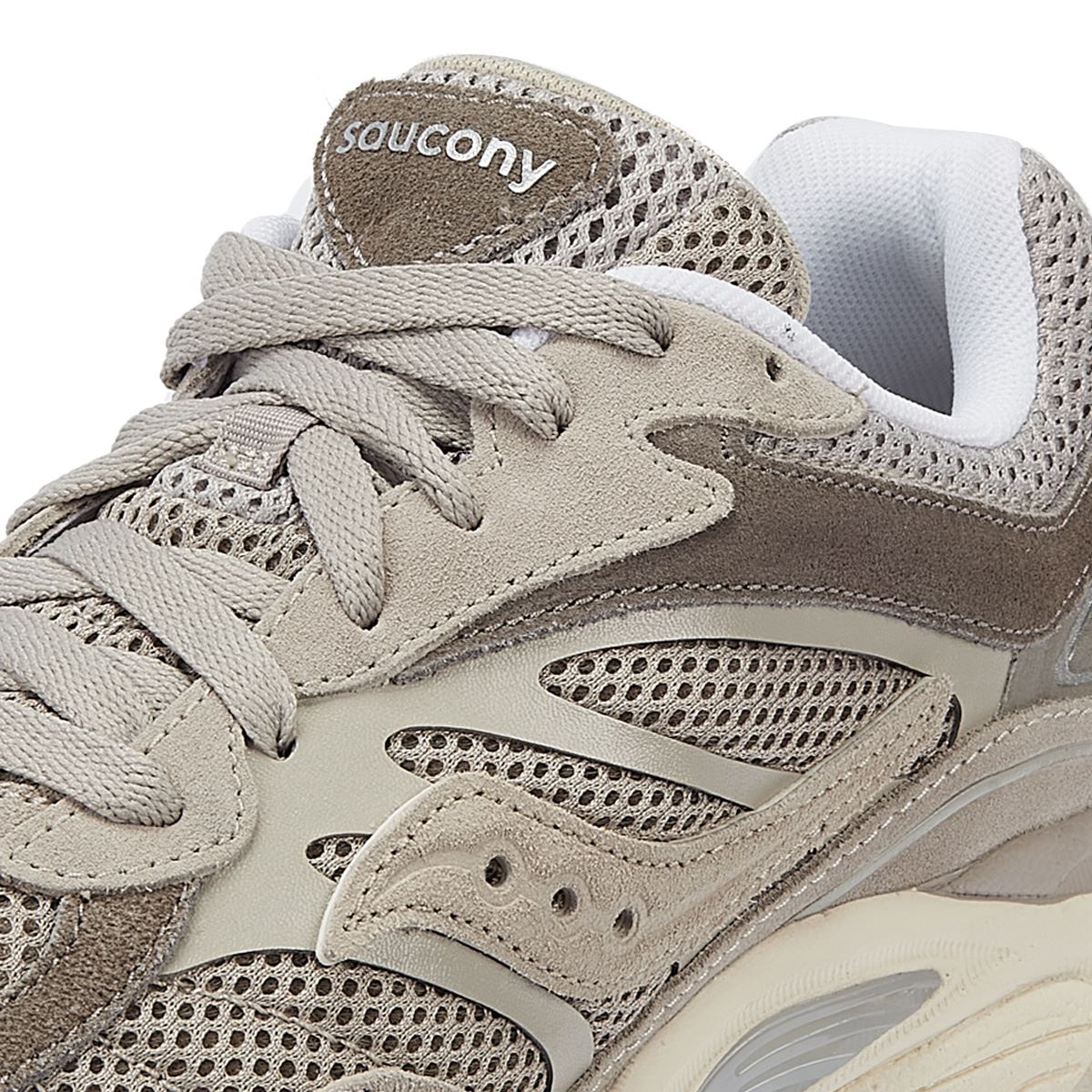 Saucony Progrid Omni 9 Premium Grey Trainers - Image 8