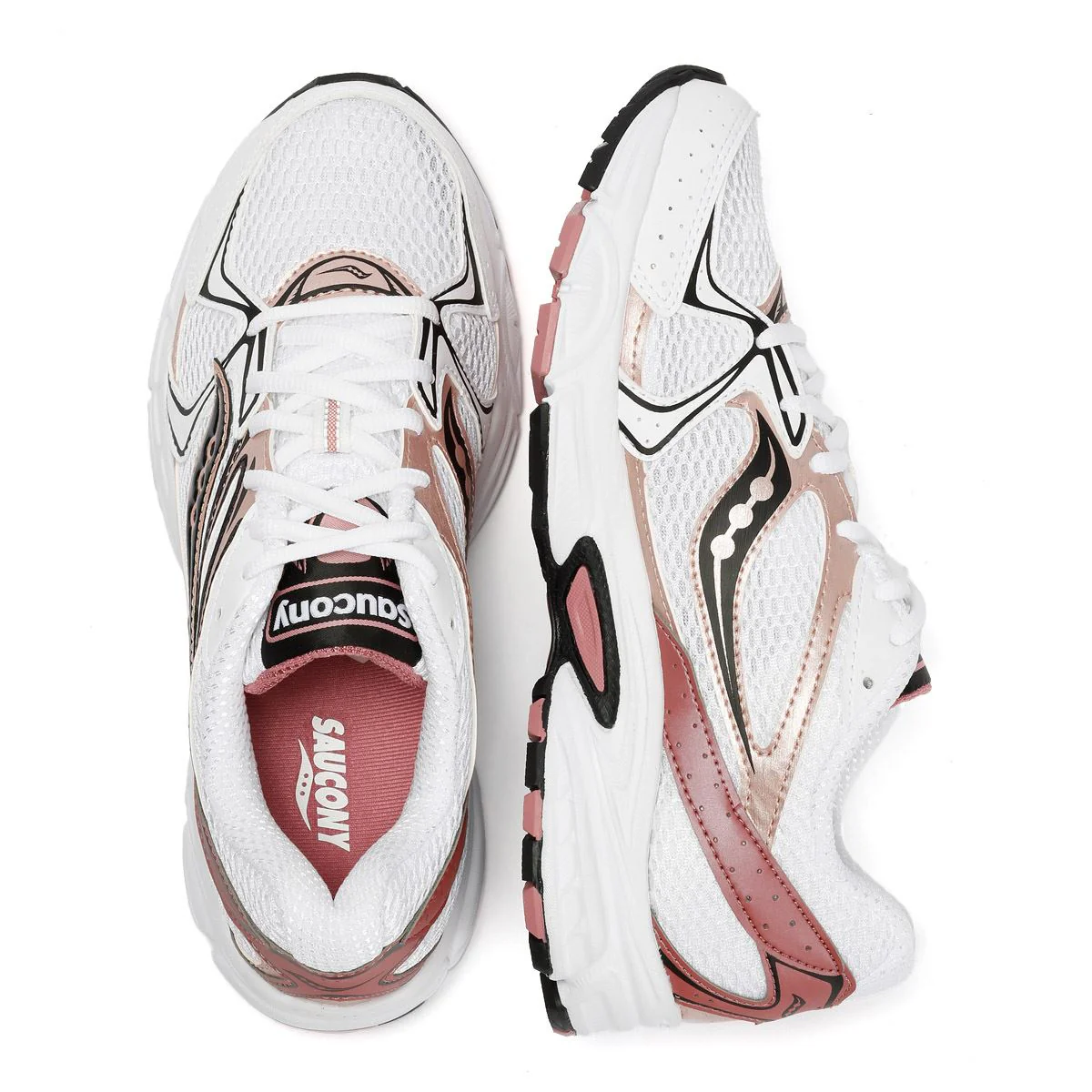 Saucony Ride Millennium White/Rose Trainers - Image 8