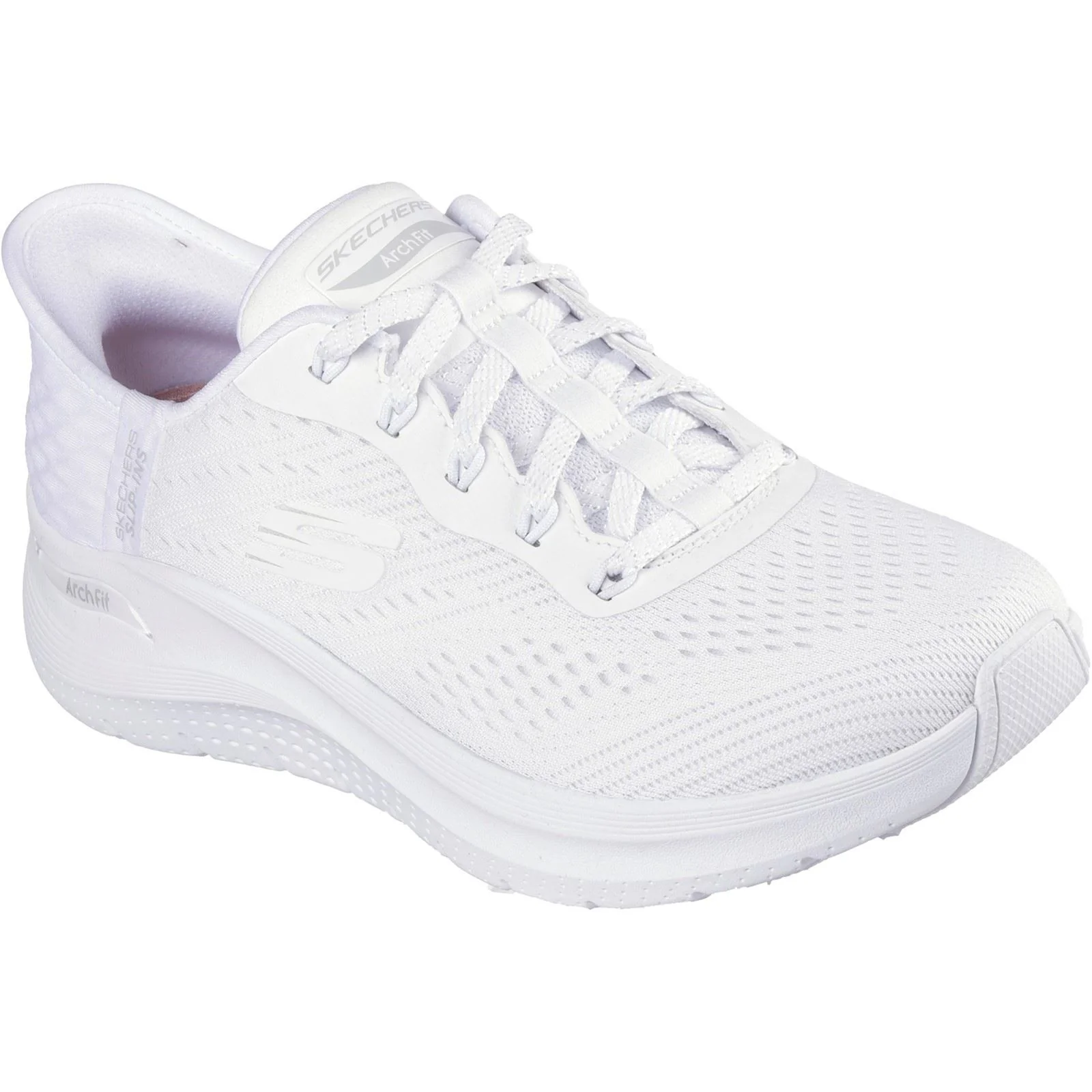 Skechers Women's Arch Fit 2.0 - Easy Chic Trainer in White