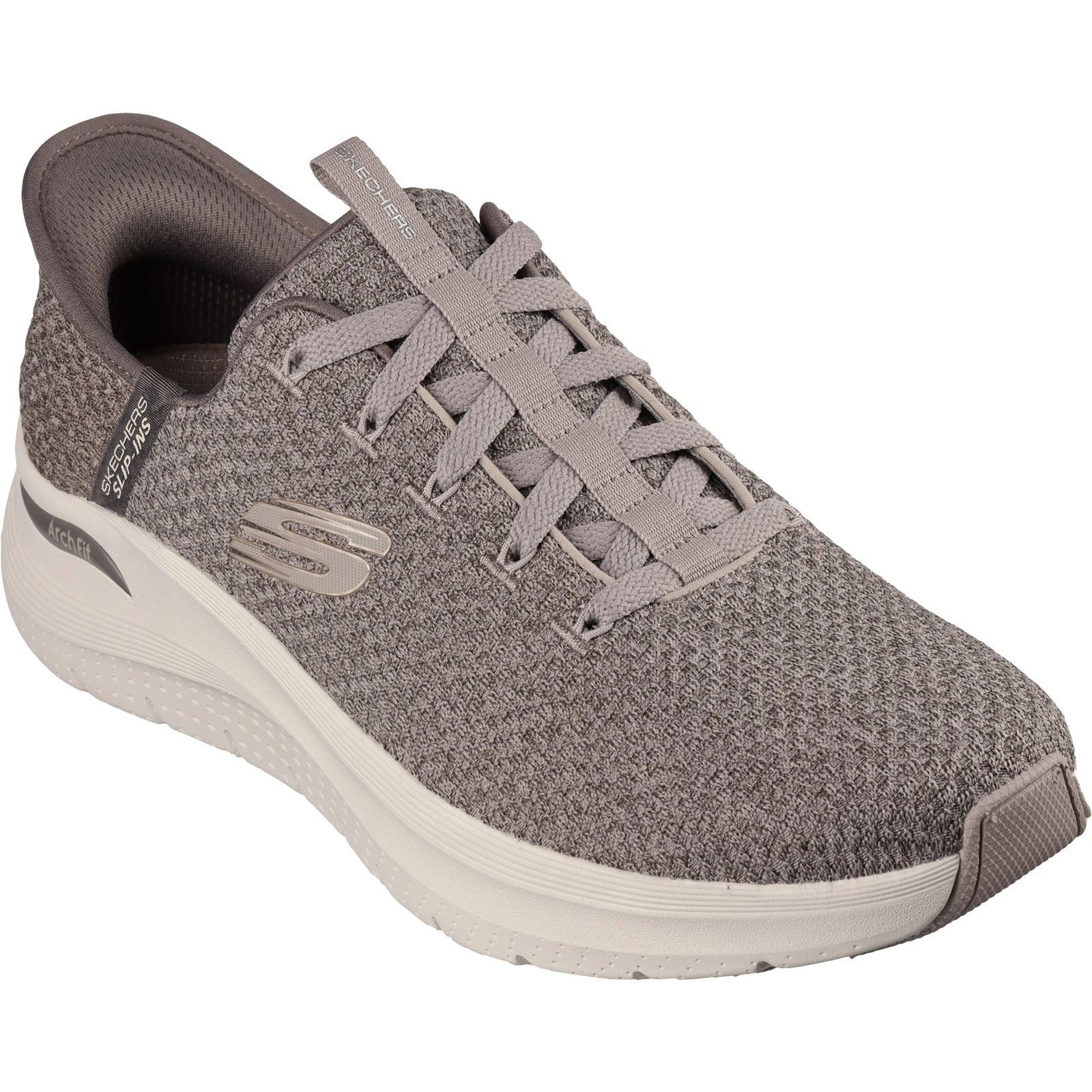 Skechers Men's Arch Fit 2.0 Look Ahead Shoe in Taupe