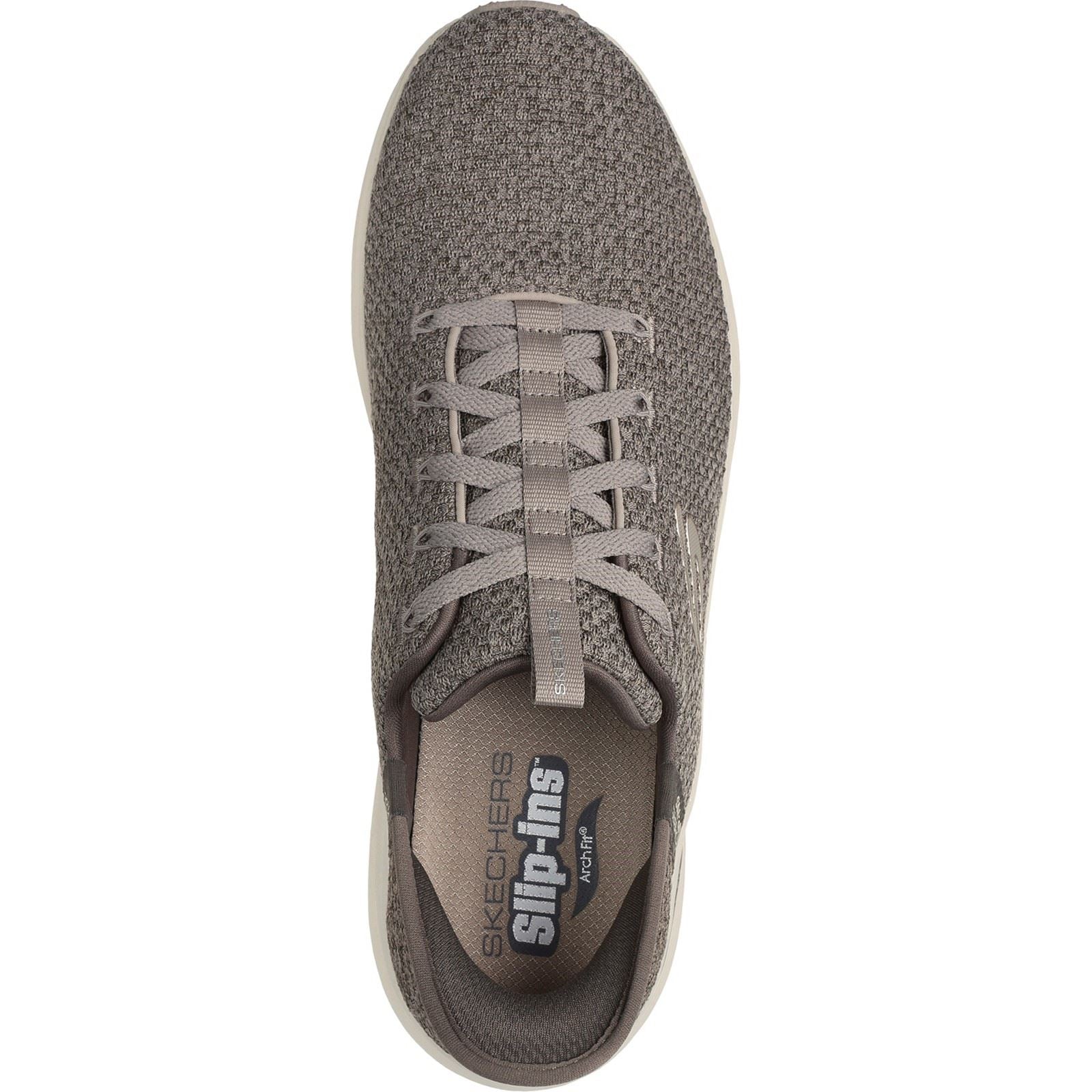 Skechers Men's Arch Fit 2.0 Look Ahead Shoe in Taupe - Image 3