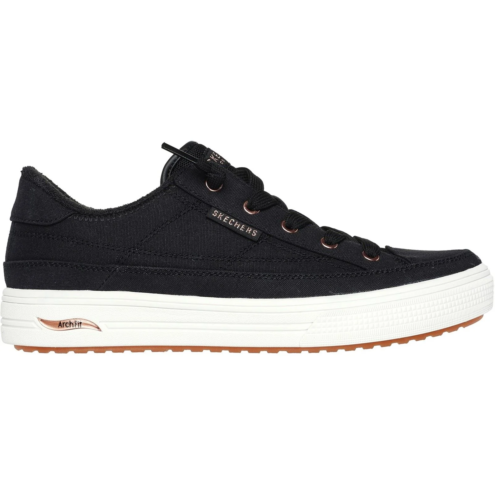 Skechers Women's Arch Fit Arcade - Meet Ya There Trainers in Black - Image 5