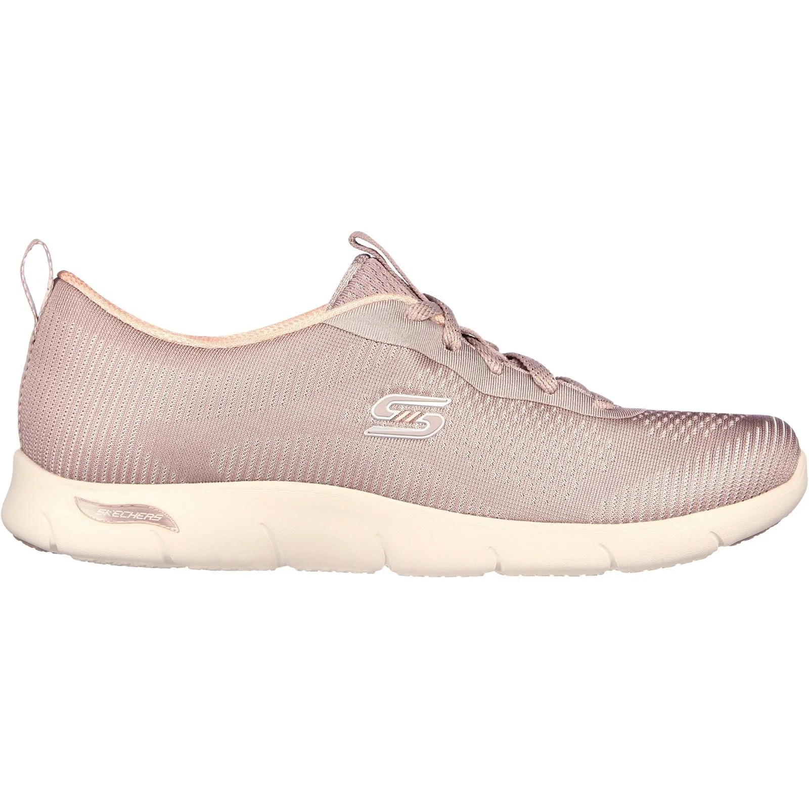 Skechers Women's Arch Fit Refine Classy Doll Trainers in Dark Taupe - Image 3