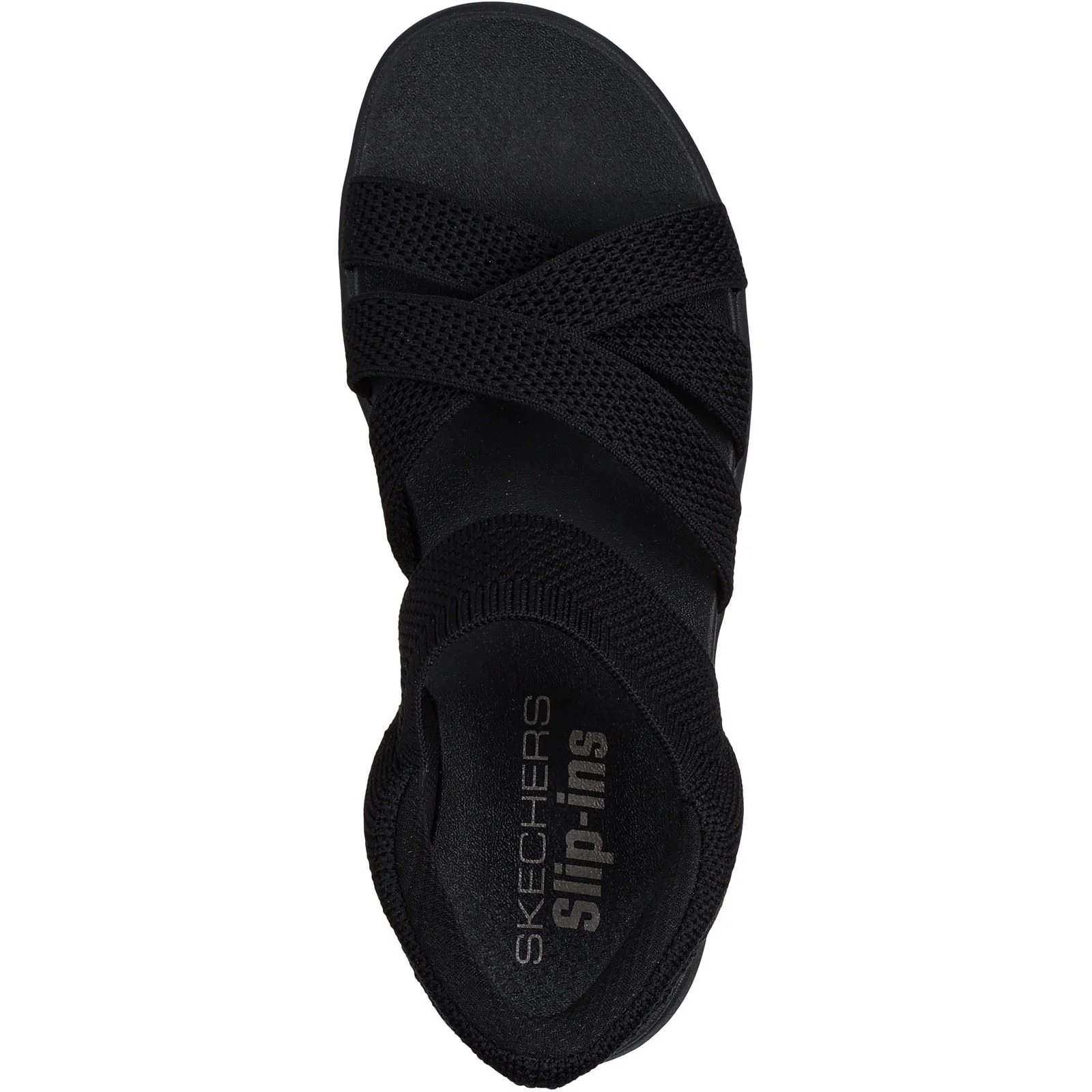 Skechers Arya - Cooling Off Polyester Women's Black Sandals - Image 3