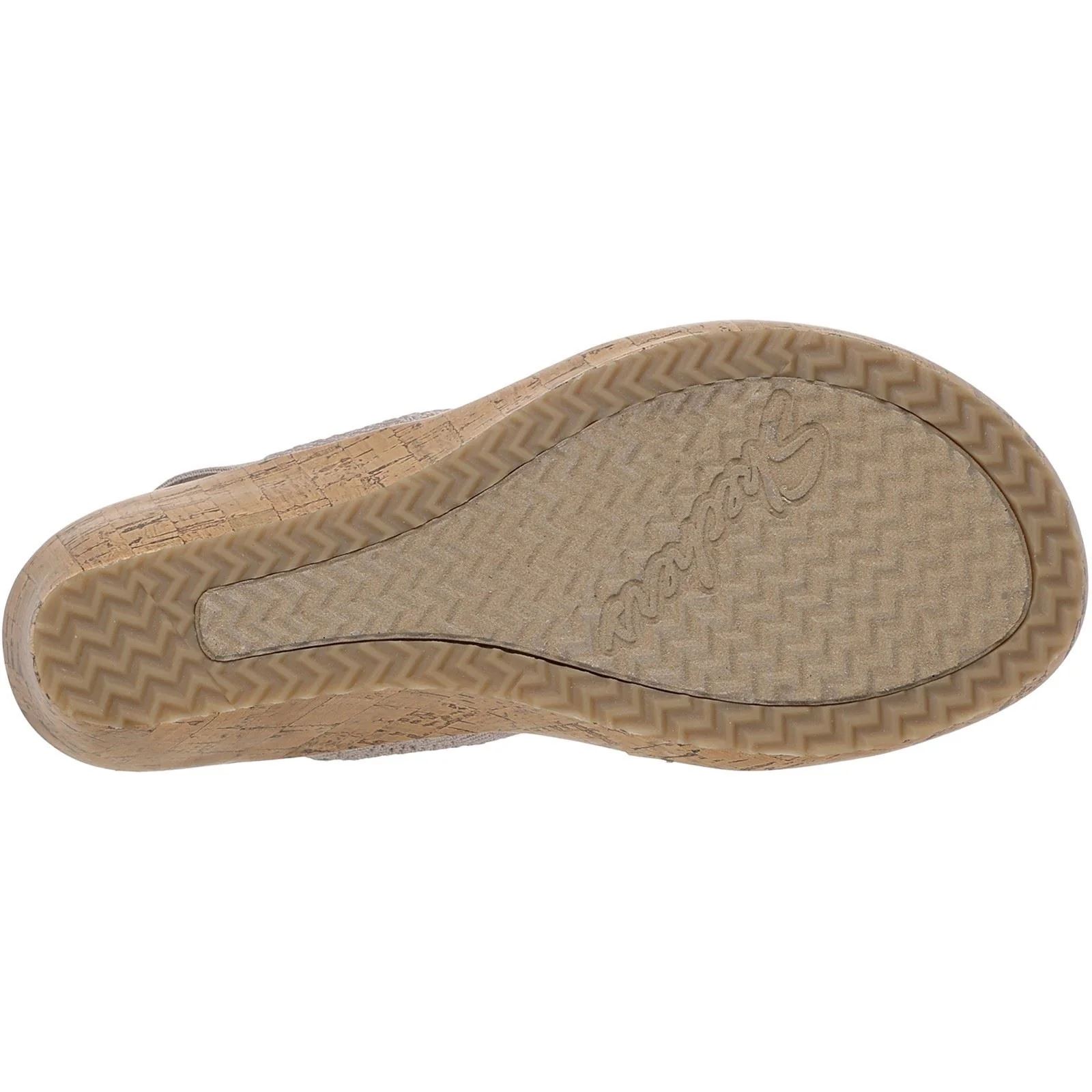Skechers Beverlee Timeless Touch Textile Women's Taupe Sandals - Image 2